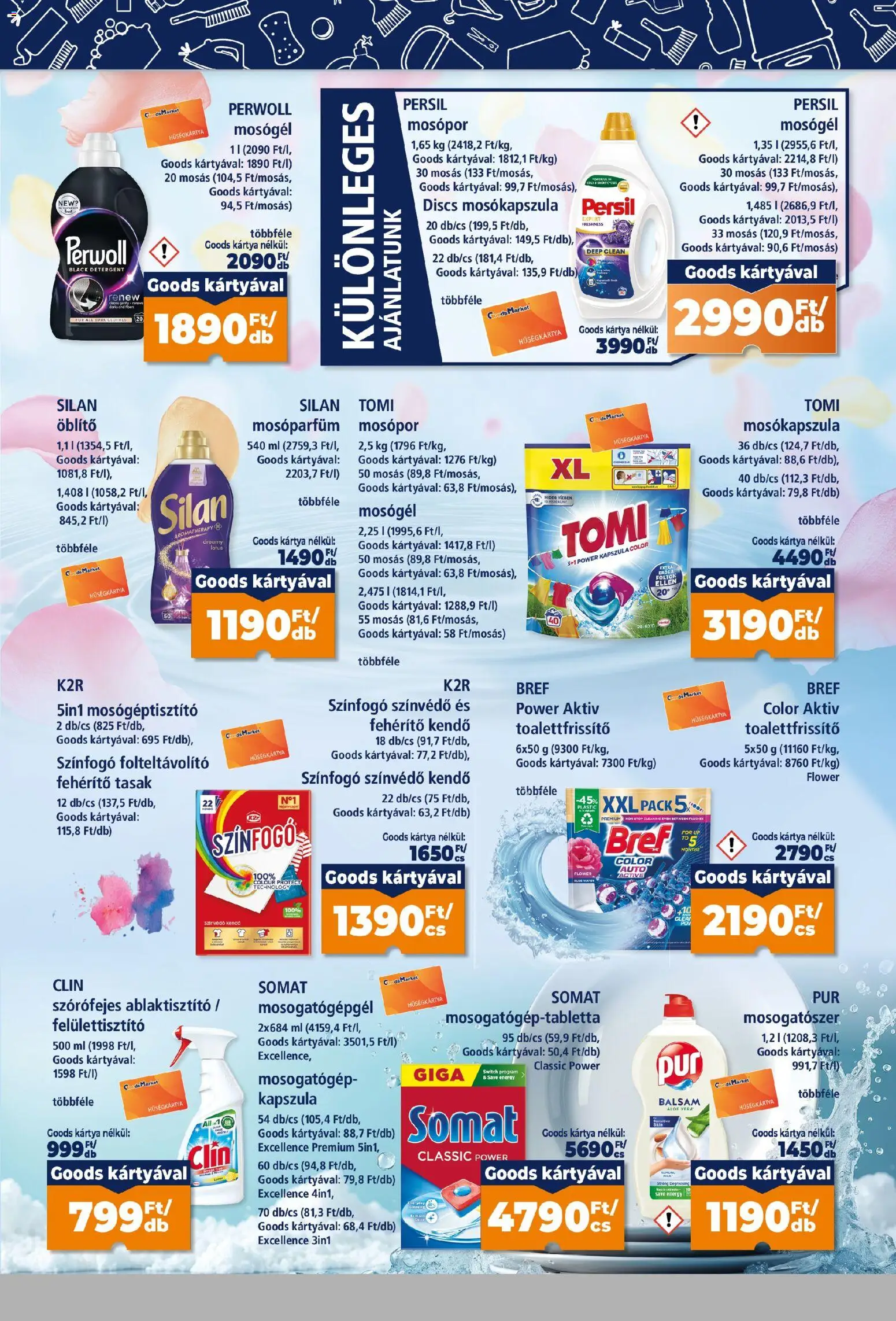 Goods Market akciós ujság - amely érvényes a következő dátumtól: 2026.10.08. | Oldal: 3 | Termékek: Kapszula, Folteltávolító, Silan, Aloe vera