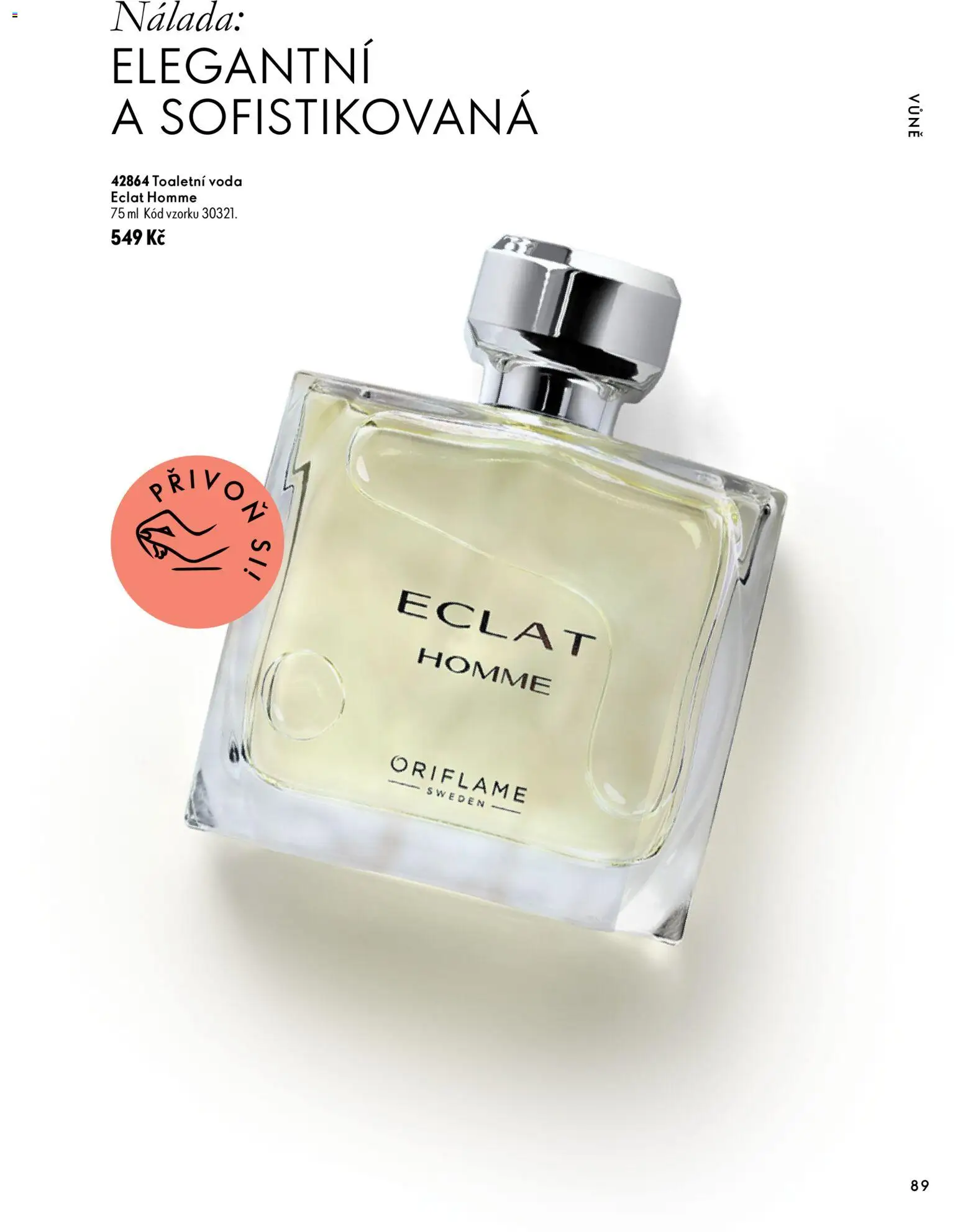 Oriflame katalog Novage+ Proceuticals od 30.09.2026 | Strana: 89 | Produkty: Voda, Toaletní voda