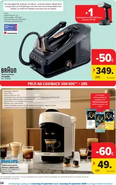 Carrefour folder week 37 - Voorbeeld van een folder van Carrefour, geldig van 09/09/2026 | Pagina: 26 | Producten: Capsules, Strijkijzer, Ijskoffie, Koffiecapsules