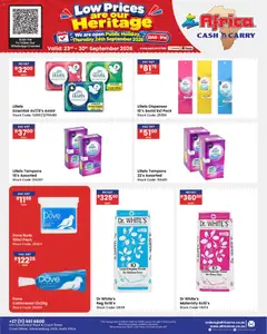Africa Cash & Carry specials catalogue – valid from 23/09/2026 | Page: 81