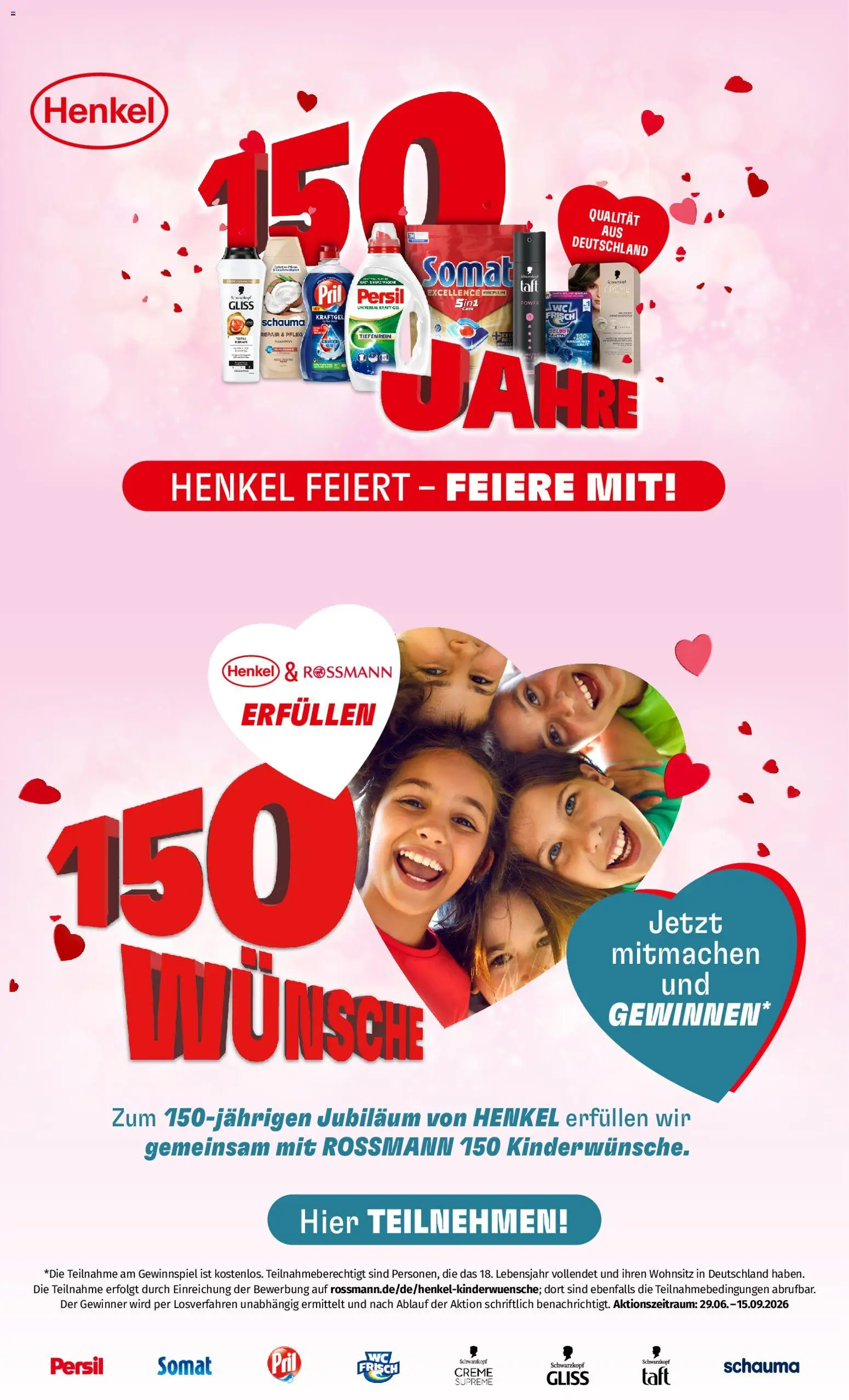 Rossmann Prospekt – gültig ab 10.08.2026 | Seite: 23 | Produkte: Shampoo, Creme, Pril, Persil