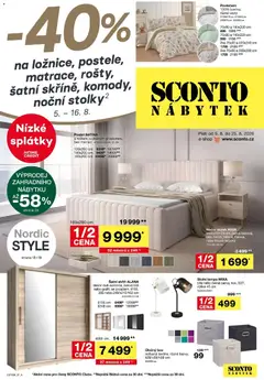 Náhled letáku Sconto nábytek leták od 05.08.2026