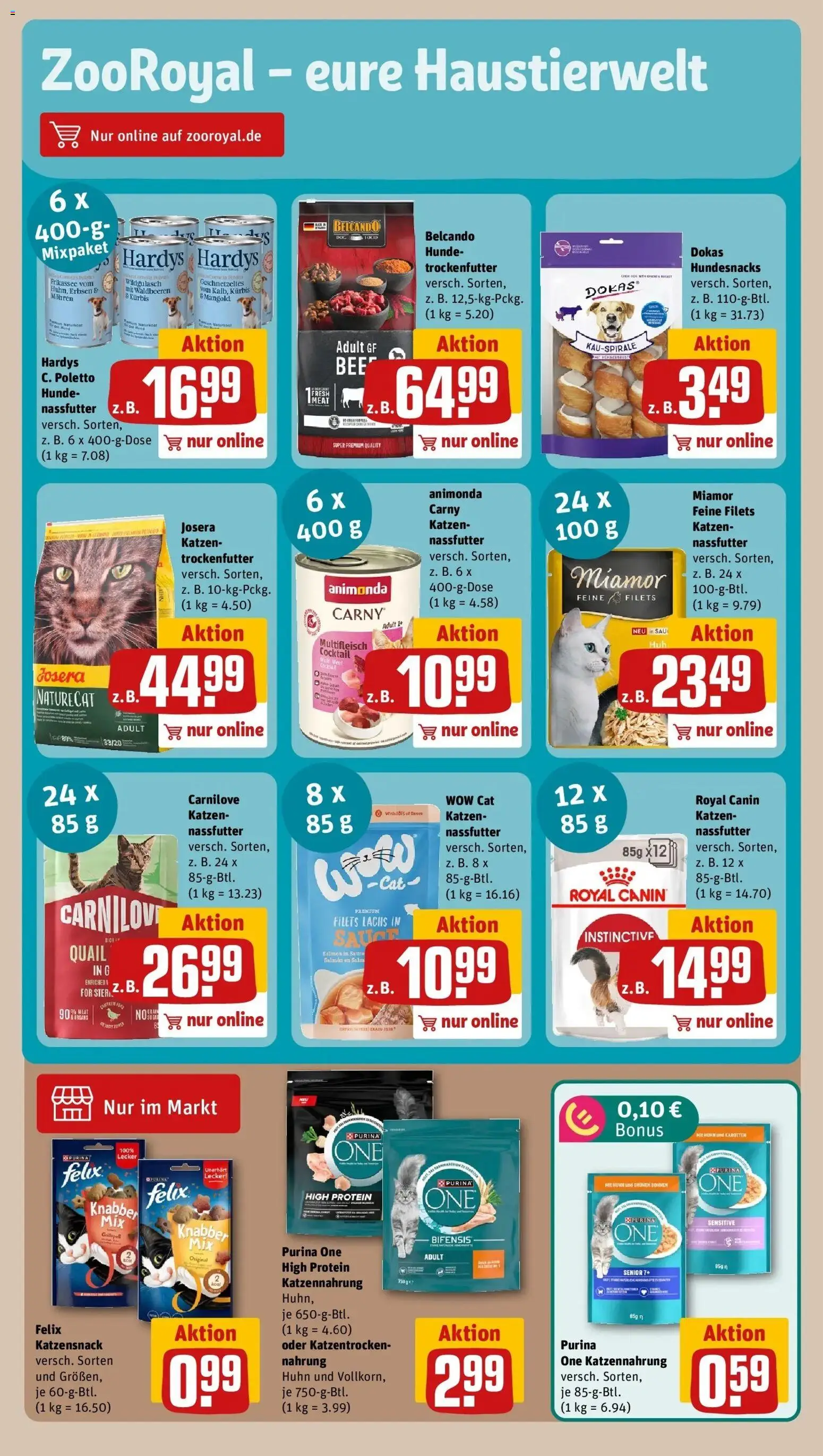 REWE Prospekt ab 07.09.2026 zum Blättern » Angebote | Seite: 21 | Produkte: Purina one, Mohren, Lachs, Kürbis