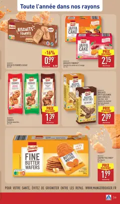 Aldi - Prévisualisation de COOKIES Variétés assorties., BISCOTTO® COOKIES Variétés assorties. valide à partir de 29/09/2026 | Page: 35 | Produits: Pépites de chocolat, Cake, Chocolat, Cerise