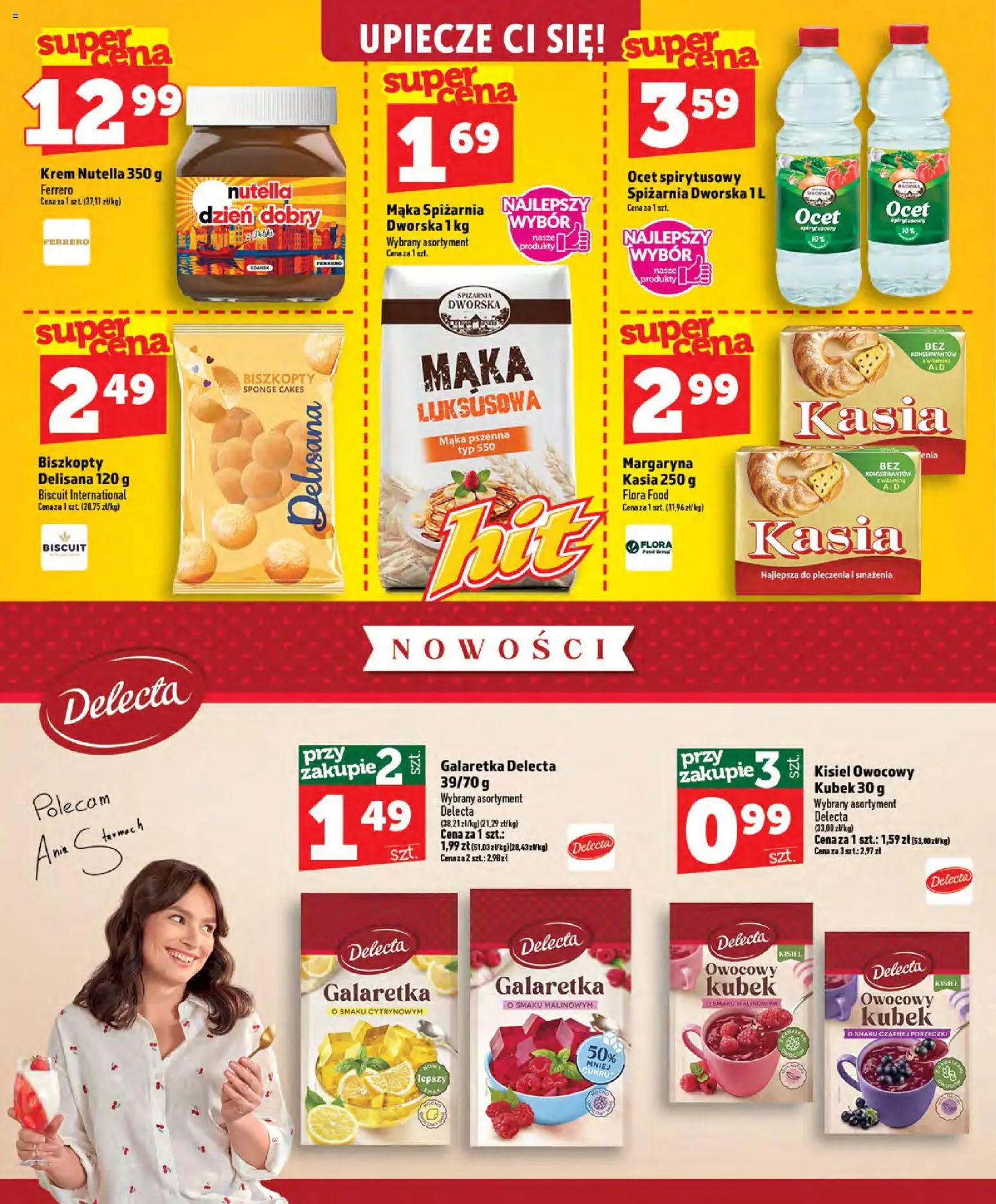Topaz gazetka - Express od 30.07.2026 | Strona: 20 | Produkty: Ocet spirytusowy, Ocet, Galaretka, Nutella