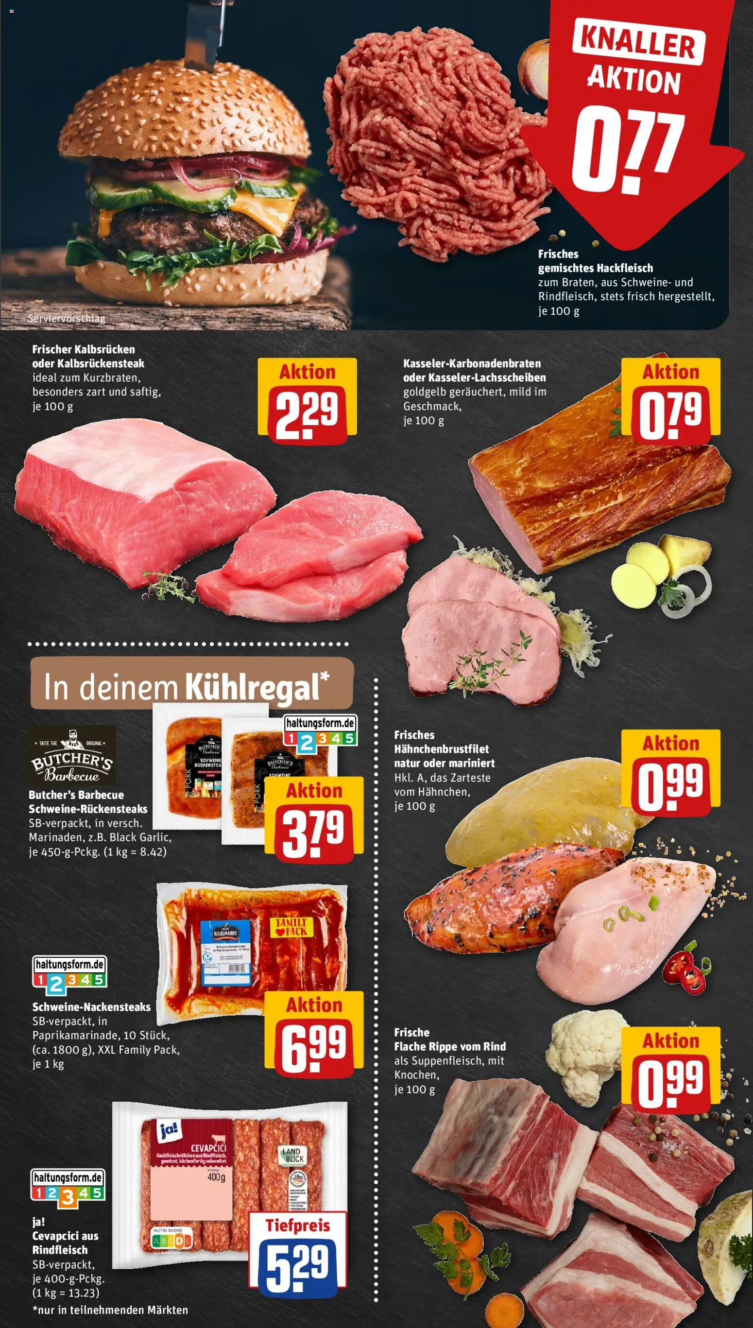 Rewe ihr Kaufpark Prospekt – gültig ab 07.09.2026 | Seite: 8 | Produkte: Cevapcici, Rindfleisch, Hackfleisch