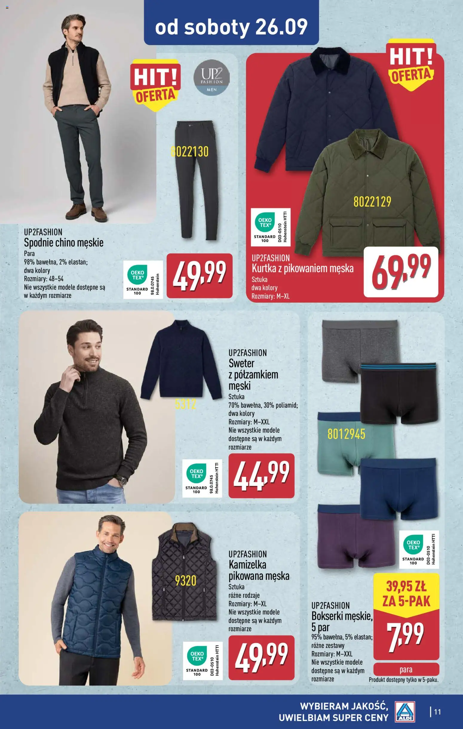 Aldi Polsko leták - Artykuły przemysłowe i tekstylia od 23.09.2026 | Strana: 11