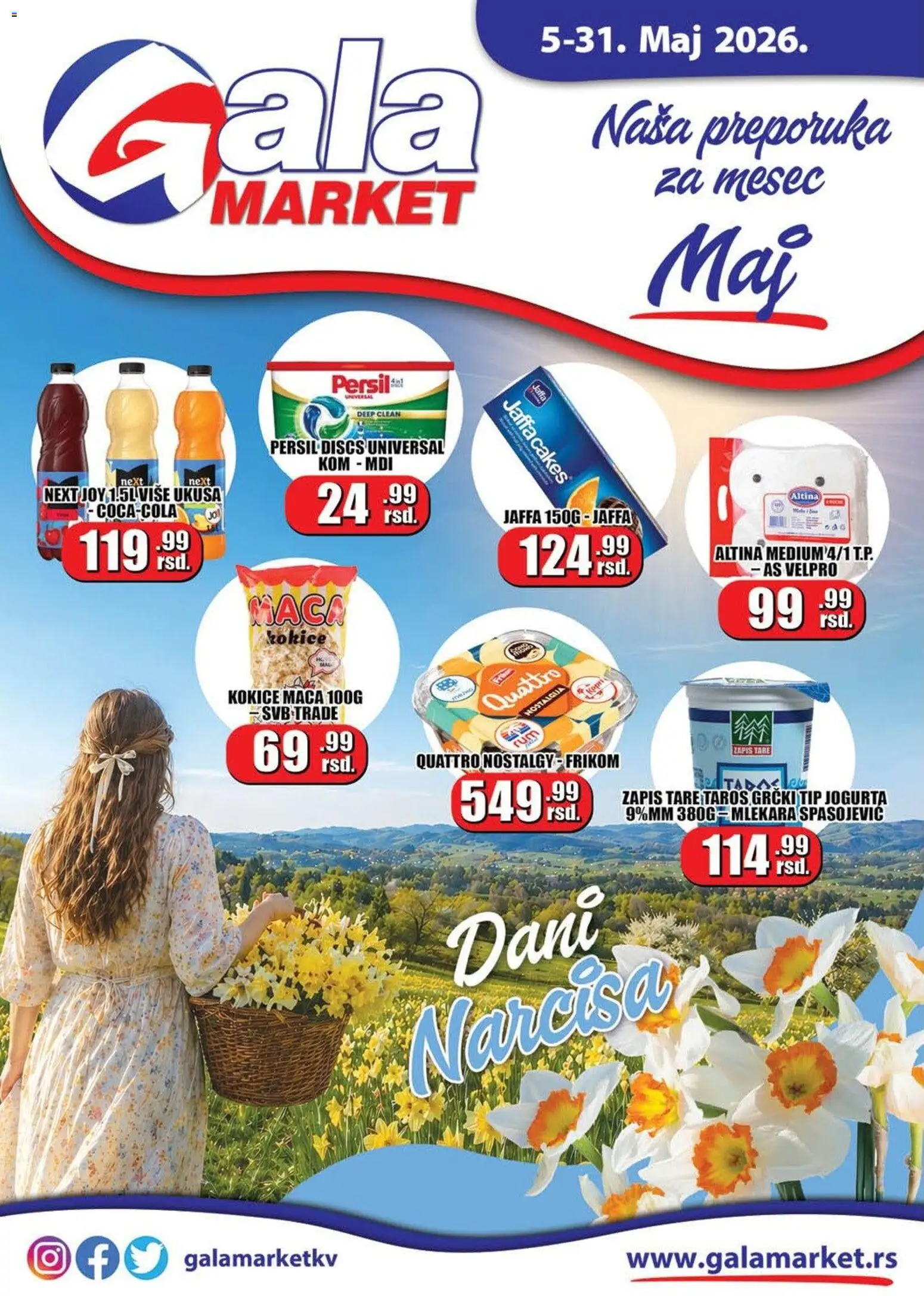 Gala MARKET katalog - važi od 05.05.2026 | Strana: 1 | Proizvode: Persil