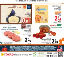 Anteprima del volantino BISCOTTI MULINO BIANCO BARILLA, Galletti con Latte Fresco 100% Italiano, vari tipi 600/800 g, un esempio: galletti 800 g valido a partire dal 17.06.2026 | Pagina: 24