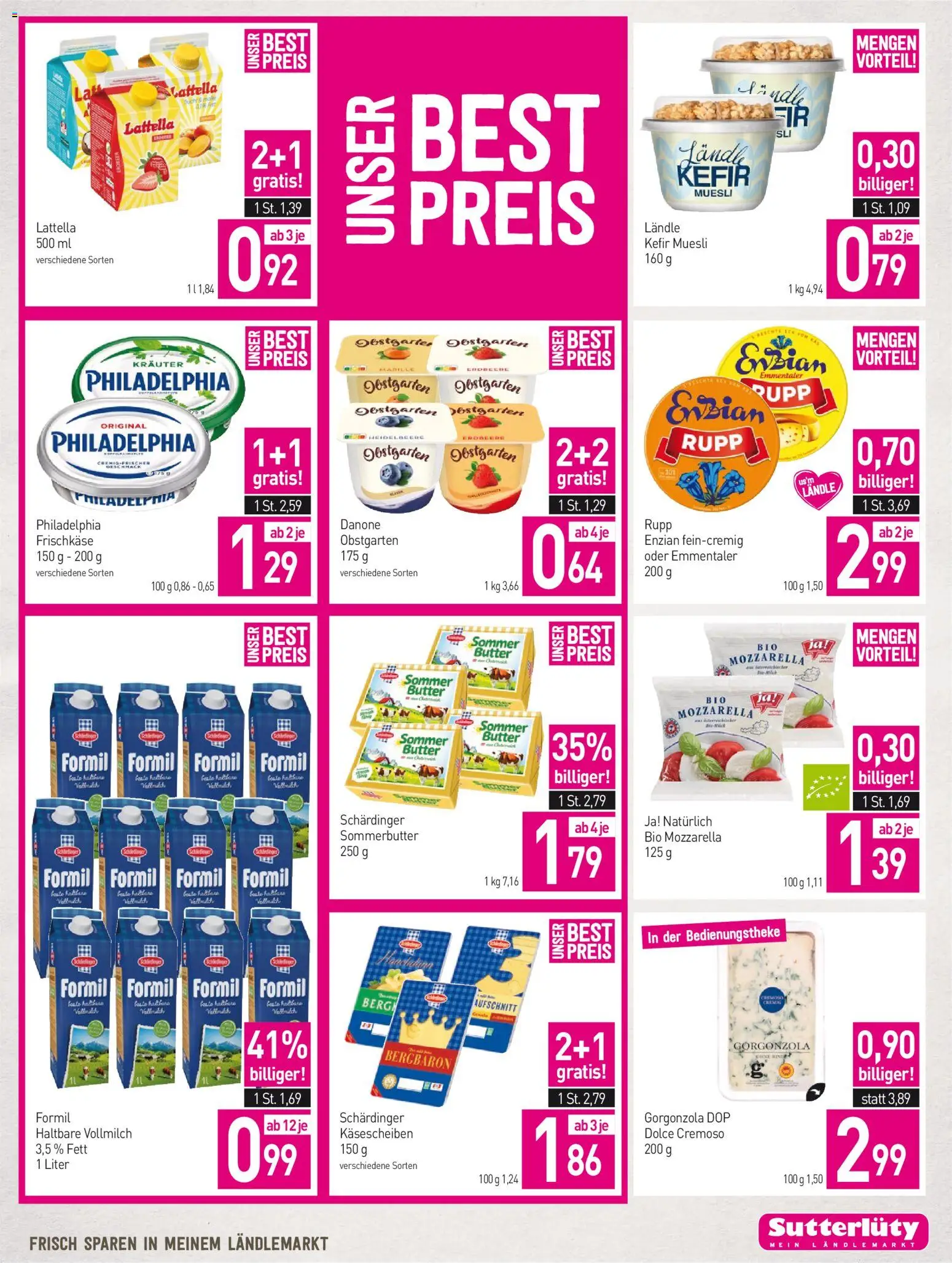 Sutterlüty Flugblatt gültig ab 04.06.2026 | Seite: 5 | Produkte: Butter
