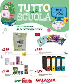 Anteprima del volantino Galassia volantino Scuola valido a partire dal 17/08/2026