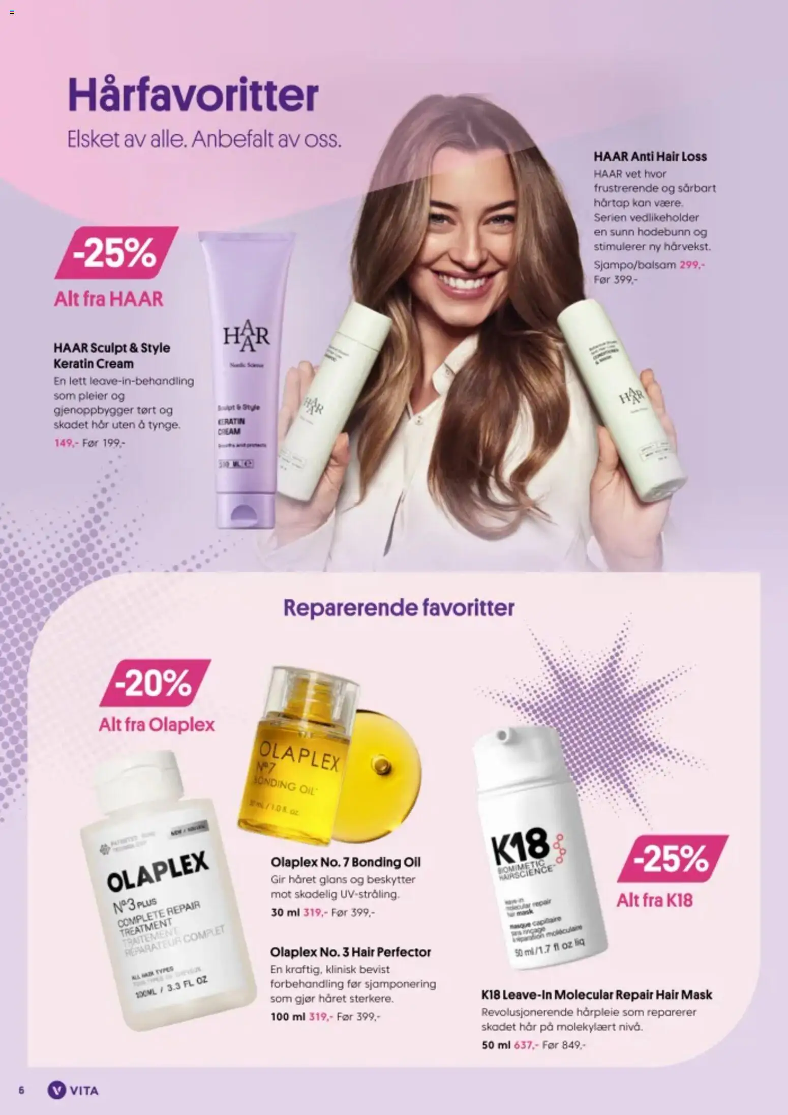 {H1} | Side: 6 | Produkter: Olaplex