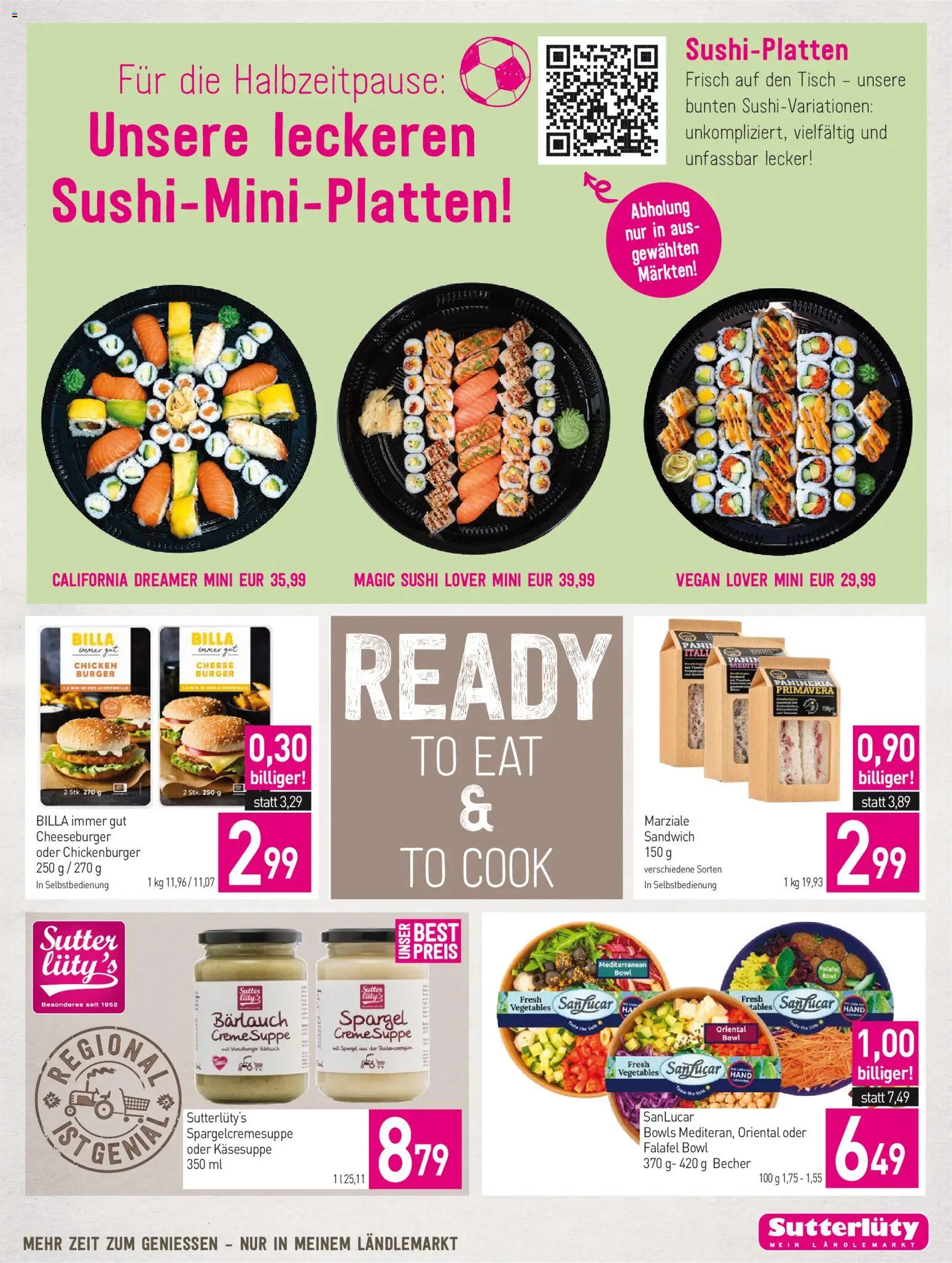 Sutterlüty Flugblatt gültig ab 11.06.2026 | Seite: 19 | Produkte: Tisch, Creme
