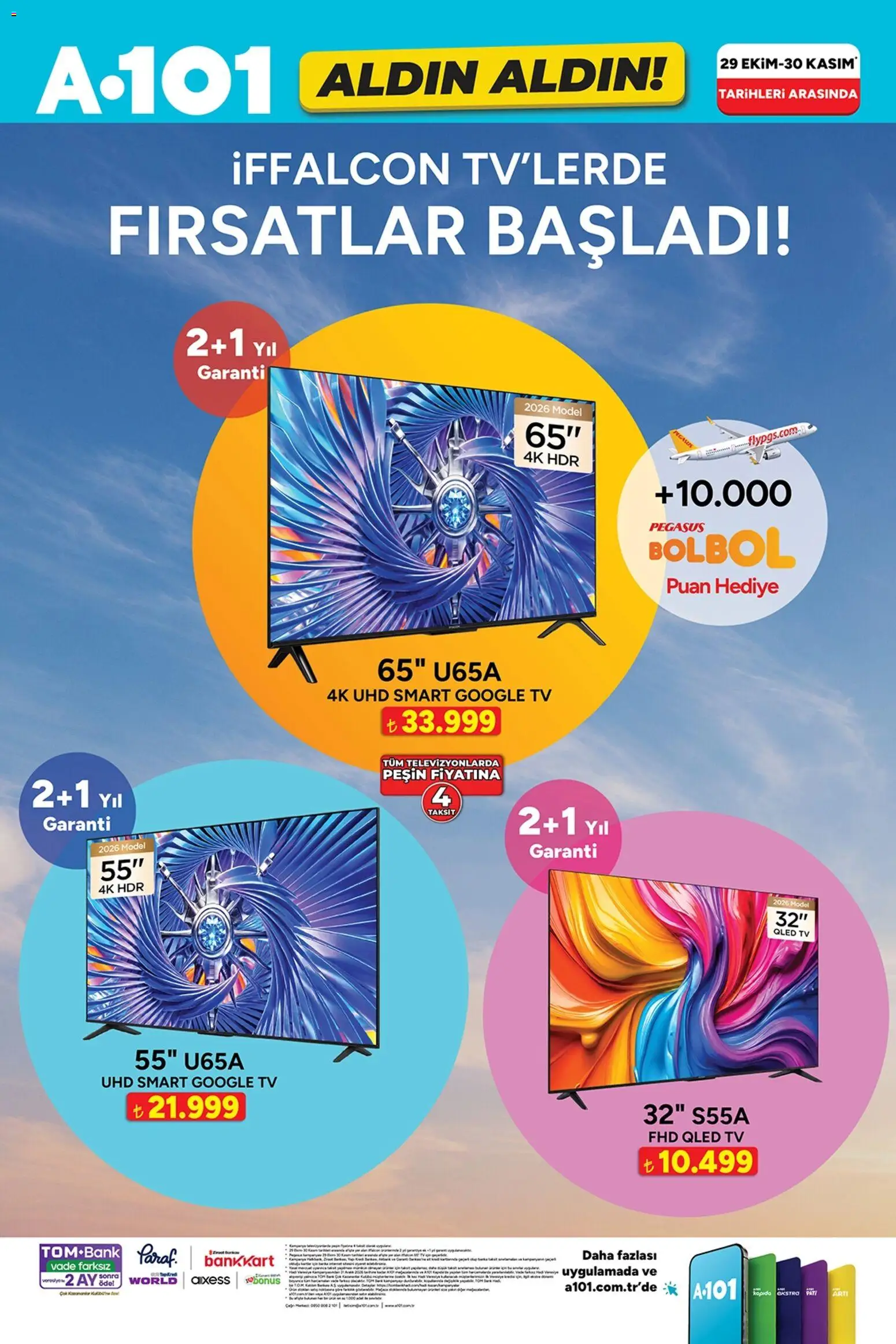 A101 - Katalog Aldın Aldın - 29 Ekim 2026 tarihinden itibaren geçerlidir | Sayfa: 4 | Ürünler: TV