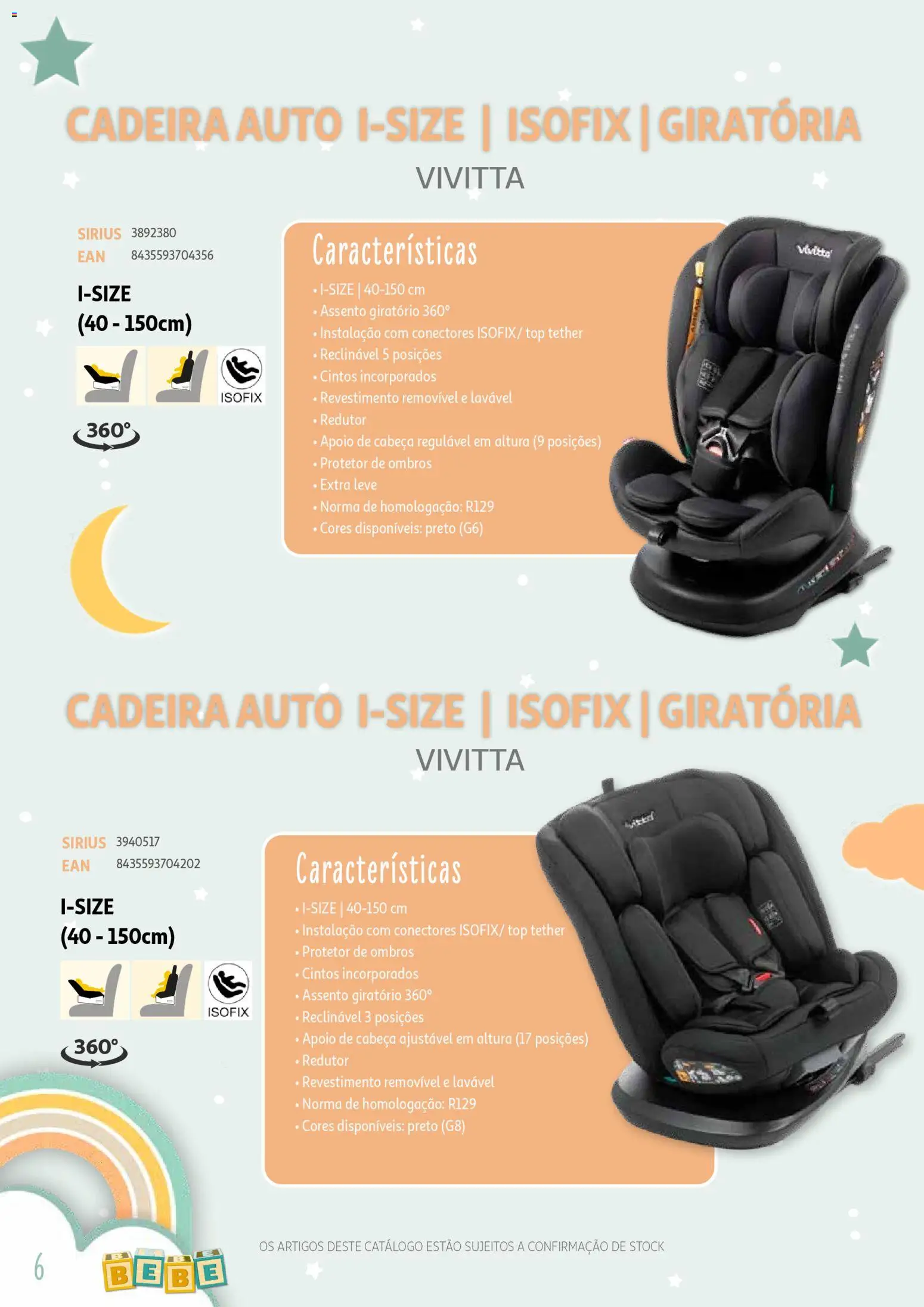 Auchan - Catálogo Puericultura │ válido de 13/01/2026 | Página: 6 | Produtos: Top, Cadeira