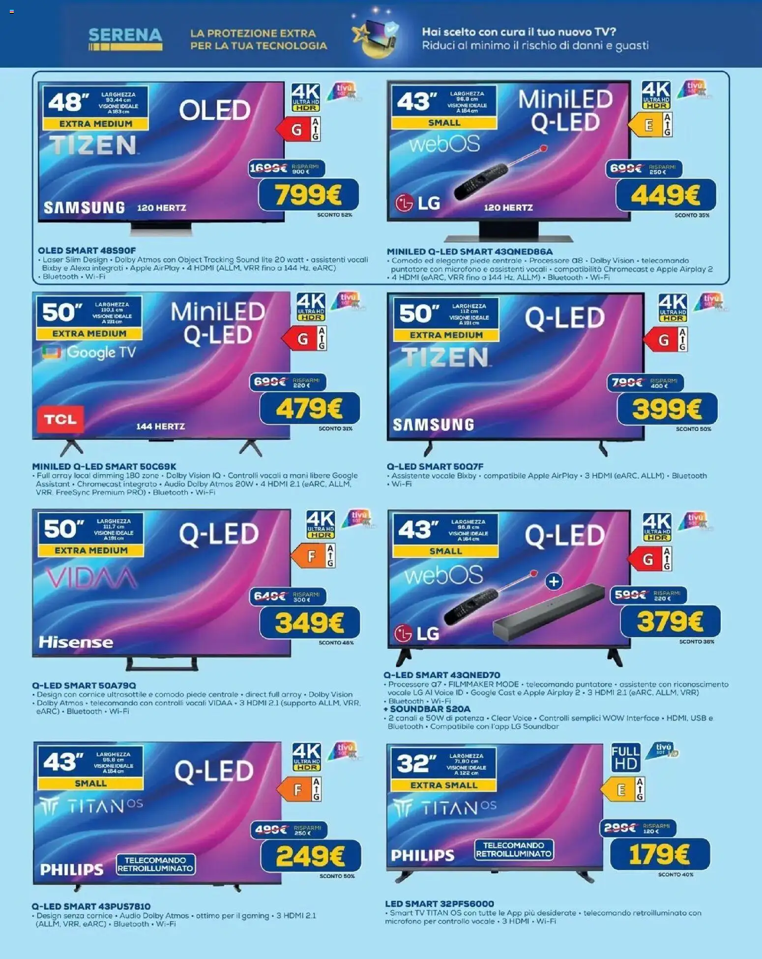 Volantino Euronics del 21.05.2026 | Pagina: 7 | Prodotti: Telecomando, smart TV, TV, Samsung