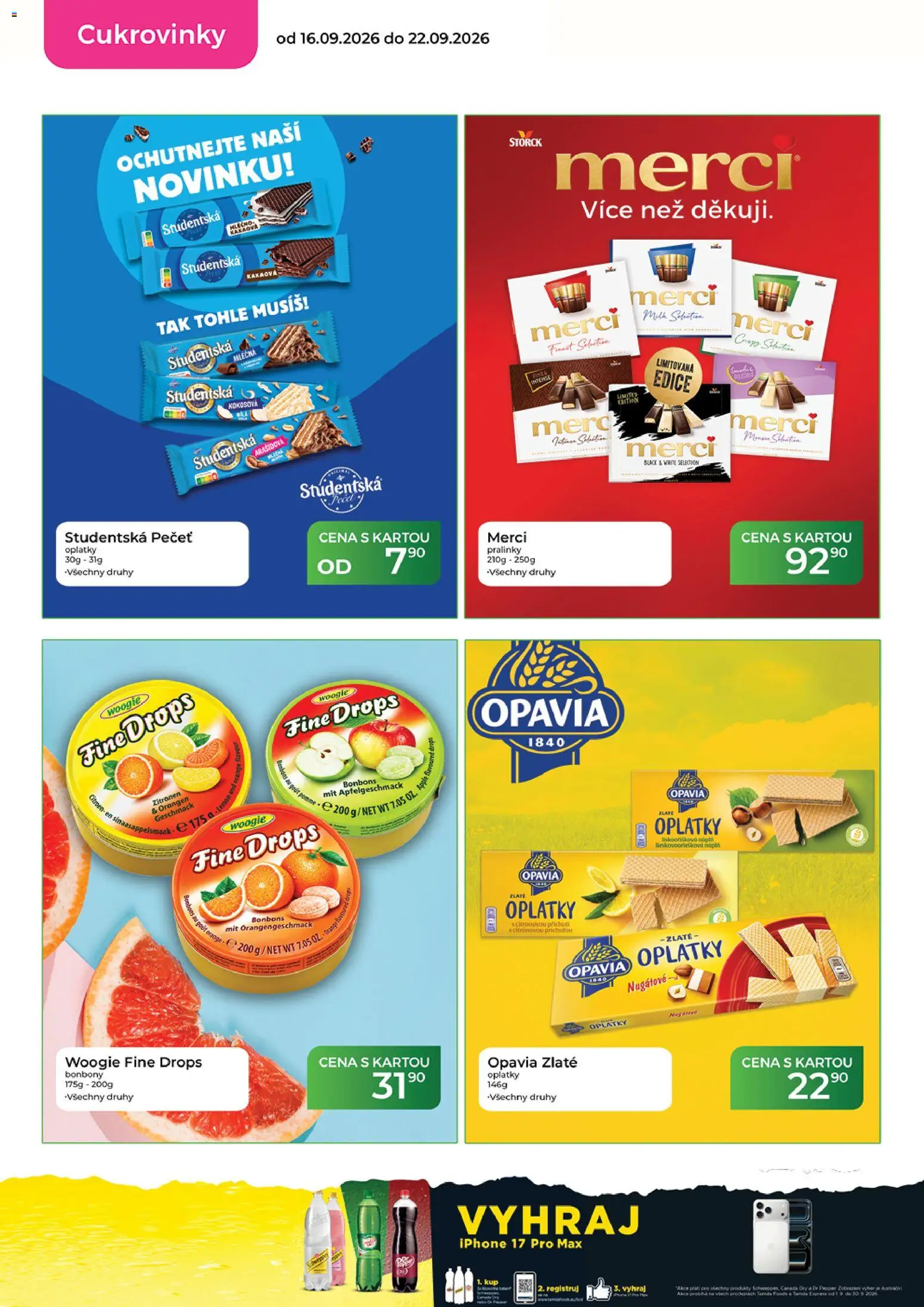 Tamda Foods leták od 16.09.2026 | Strana: 28 | Produkty: Bonbóny, Merci, Iphone, Oplatky