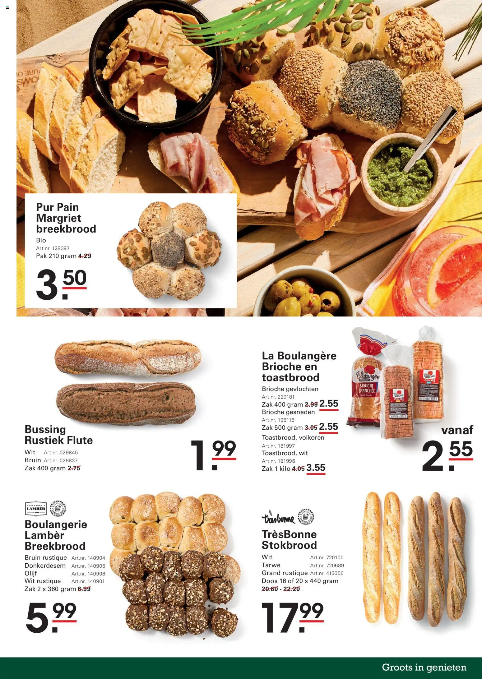 {H1} | Pagina: 11 | Producten: Brioche, Stokbrood, Zak, Tarwe