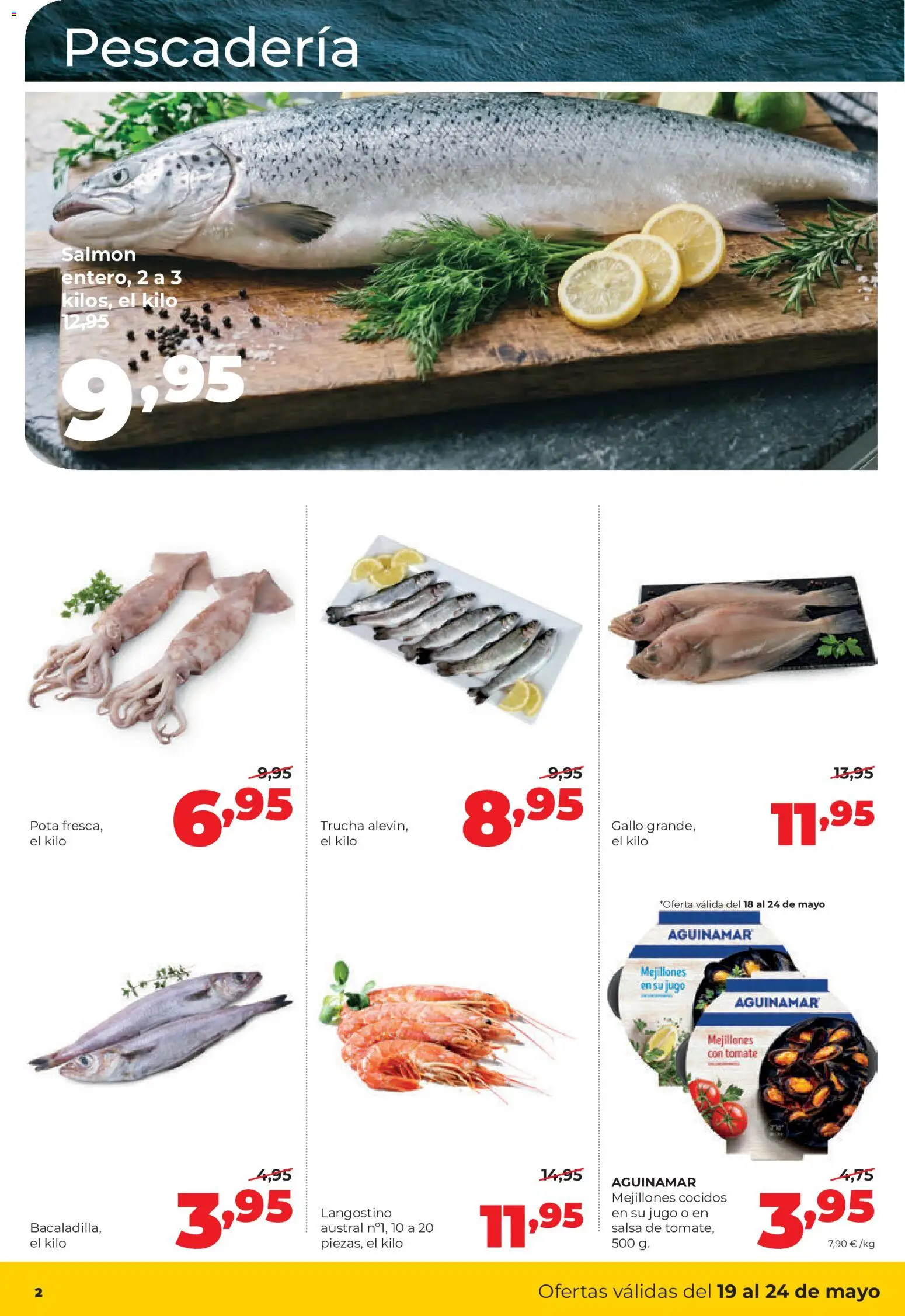 Alimerka folleto Castilla y León │ válido desde el 18.05.2026 | Página: 2 | Productos: Jugo, Langostino