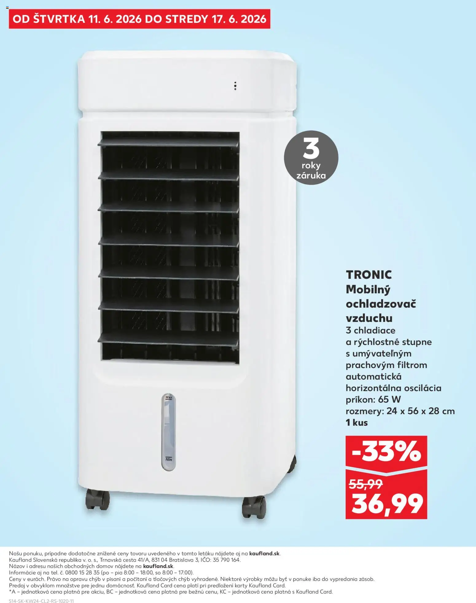 Kaufland SK akciós ujság - amely érvényes a következő dátumtól: 11.06.2026 | Oldal: 14 | Termékek: Só