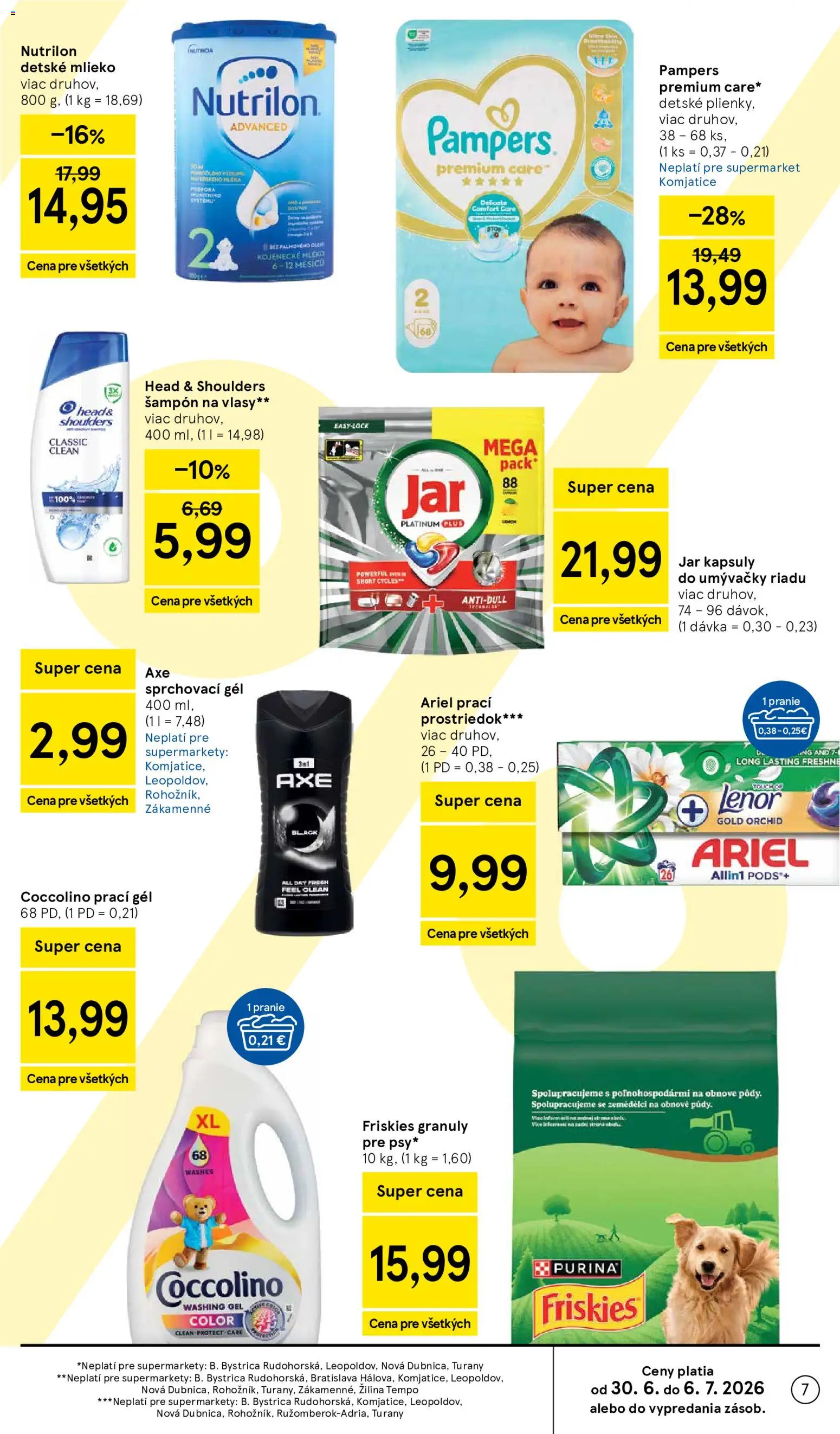 Nové Tesco akcie – leták je platný od 01.07.2026 | Strana: 7