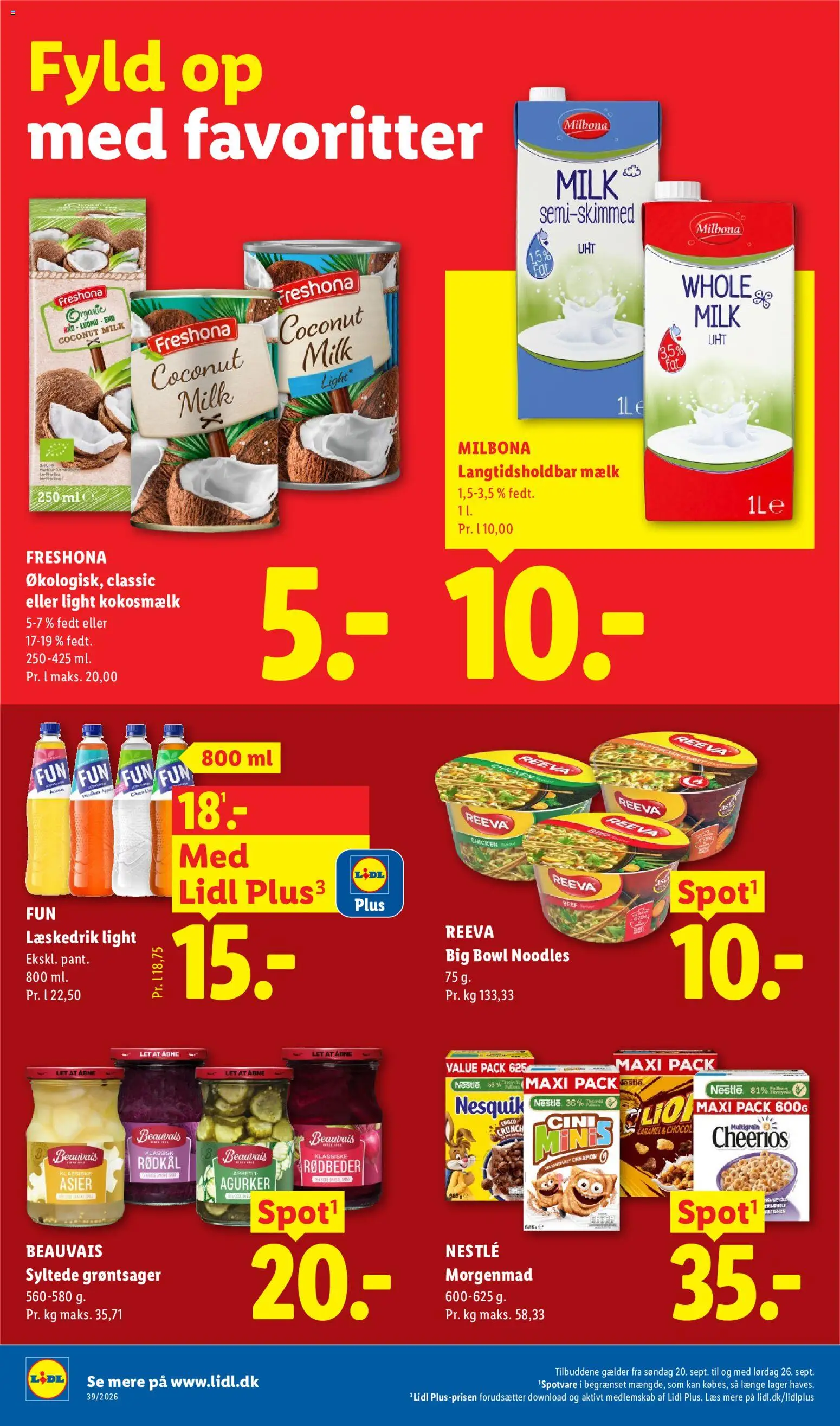 Lidl tilbudsavis – gyldig fra 20/09/2026 | Side: 13 | Produkter: Rødbeder, Kokosmælk, Rødkål, Asier