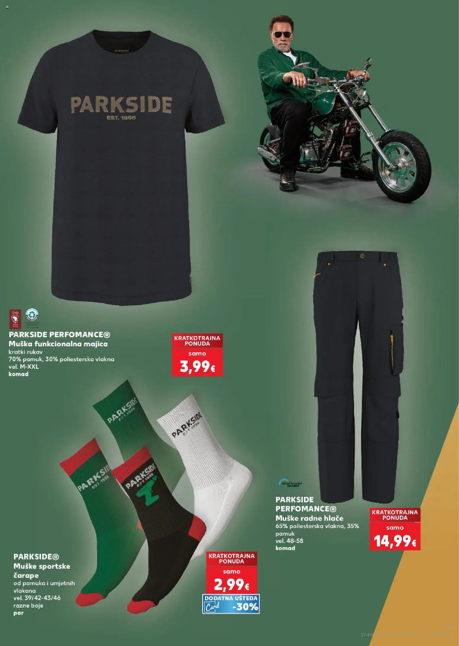 Kaufland katalog | vrijedi od 02.09.2026 | Stranica: 7 | Proizvodi: Radne hlače, Majica, Hlače, Parkside