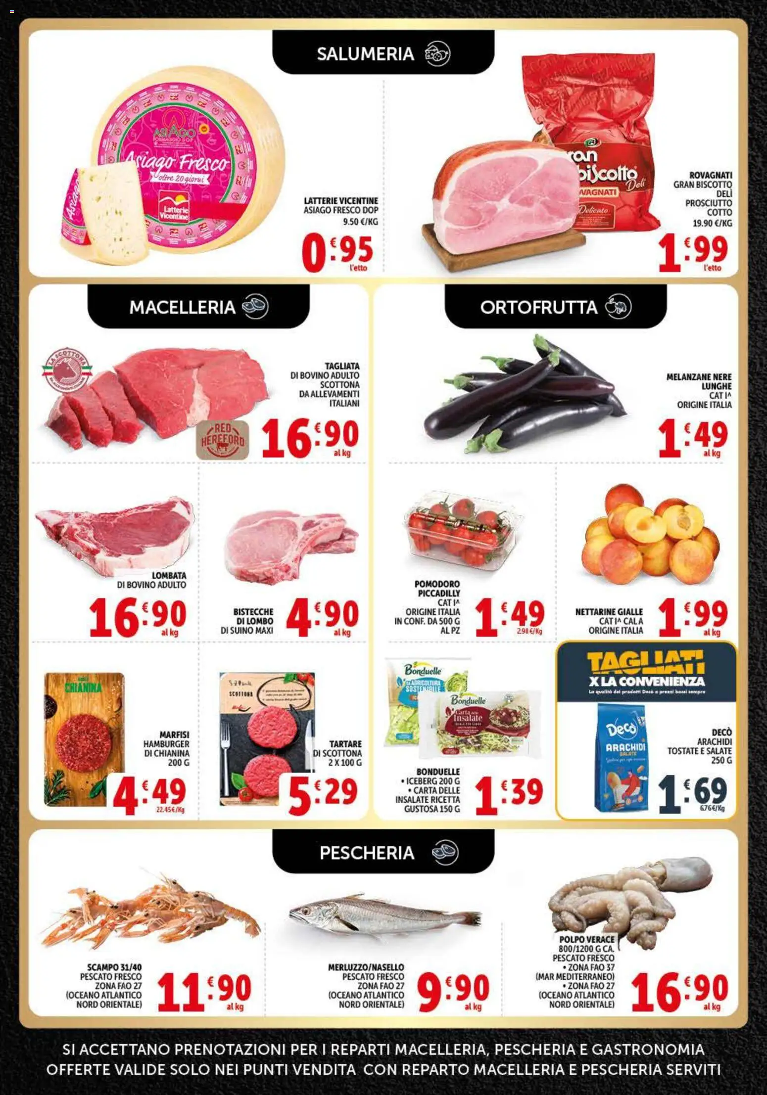Volantino Decò del 30/06/2026 | Pagina: 2 | Prodotti: Bovino, Prosciutto, Melanzane, Arachidi