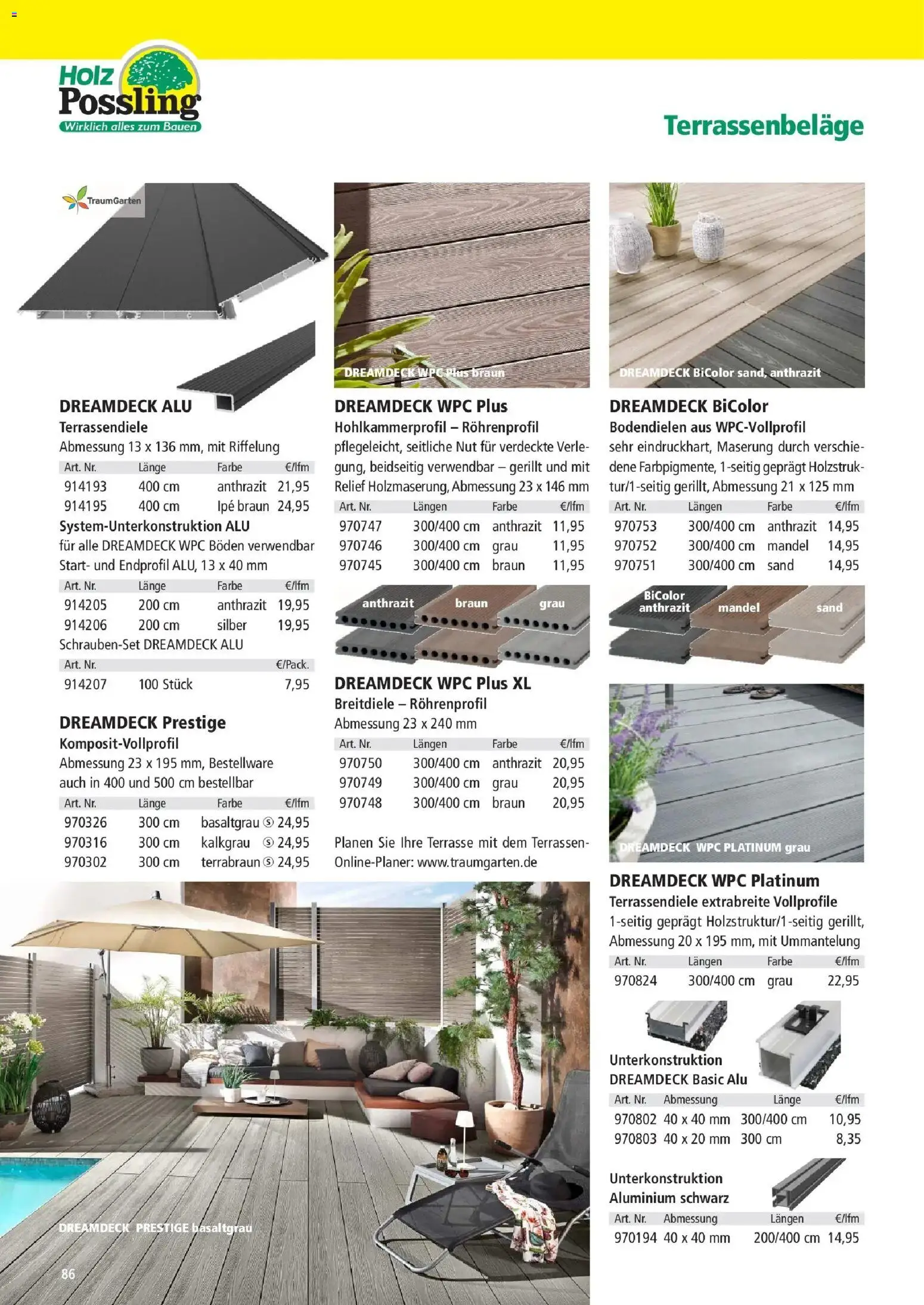 Angebote - Holz Possling: dig. Flyer | Holz-Bau-Katalog | Mai – gültig ab 03.05.2025 | Seite: 86