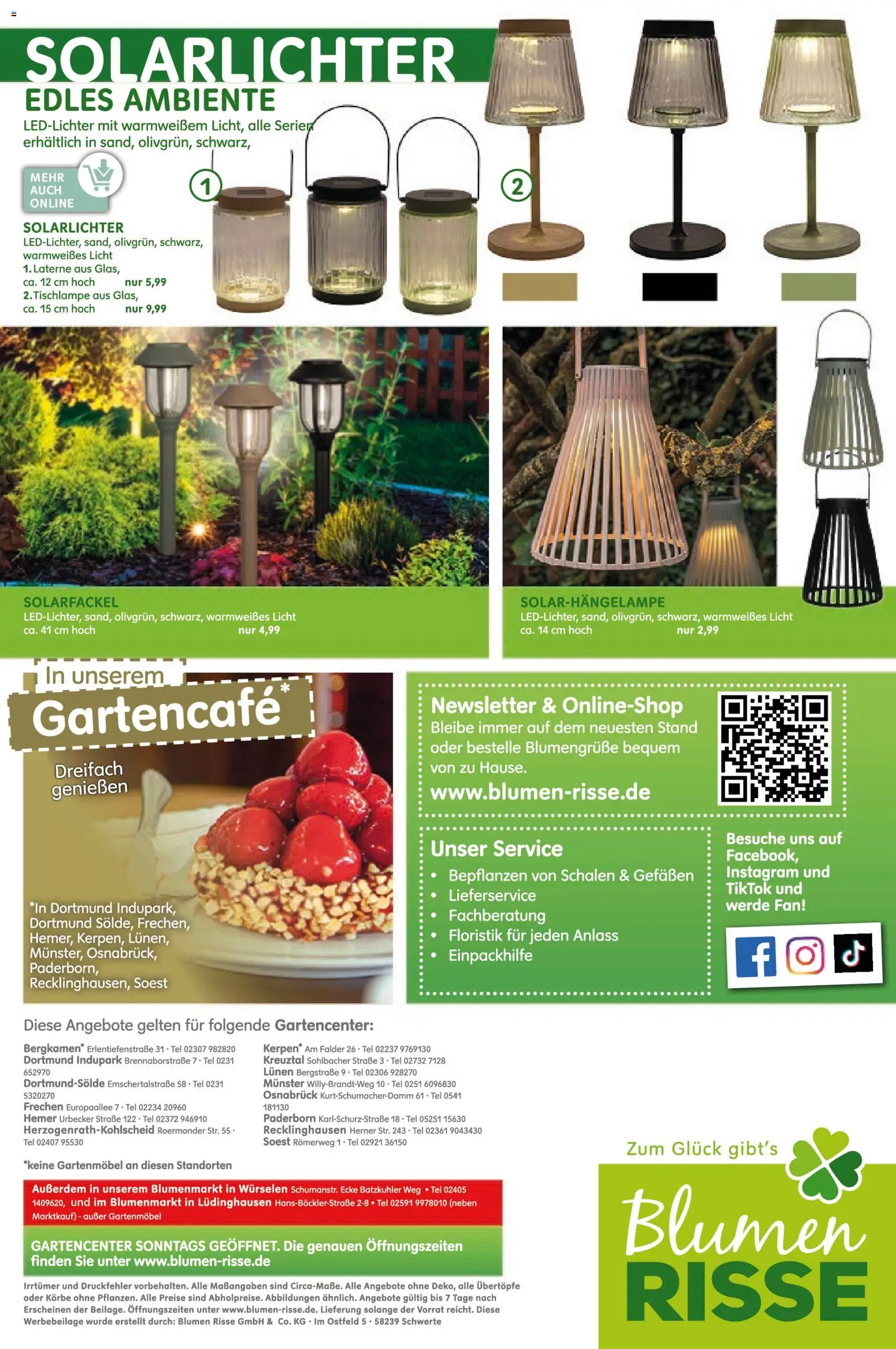 Blumen Risse Prospekt – gültig ab 28.05.2026 | Seite: 16 | Produkte: Gartenmöbel, Blumen