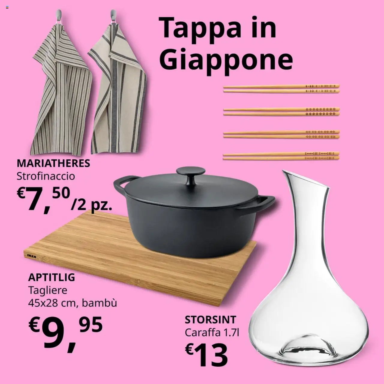 Volantino IKEA del 22.07.2024 | Pagina: 37 | Prodotti: Caraffa, Tagliere