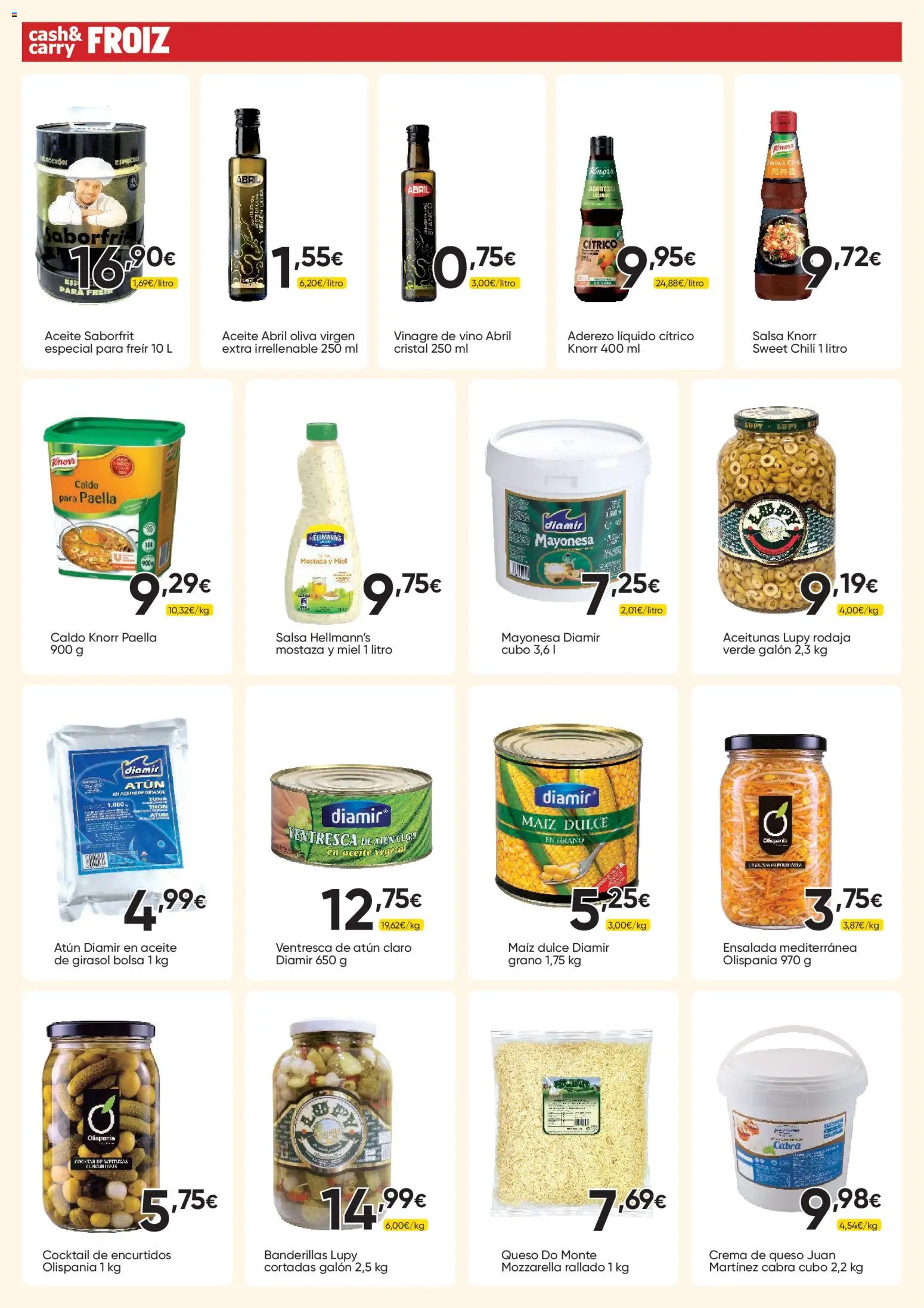 Froiz - Folleto Cash │ válido desde el 11/08/2026 | Página: 12 | Productos: Maíz, Crema, Bolsa, Atún claro