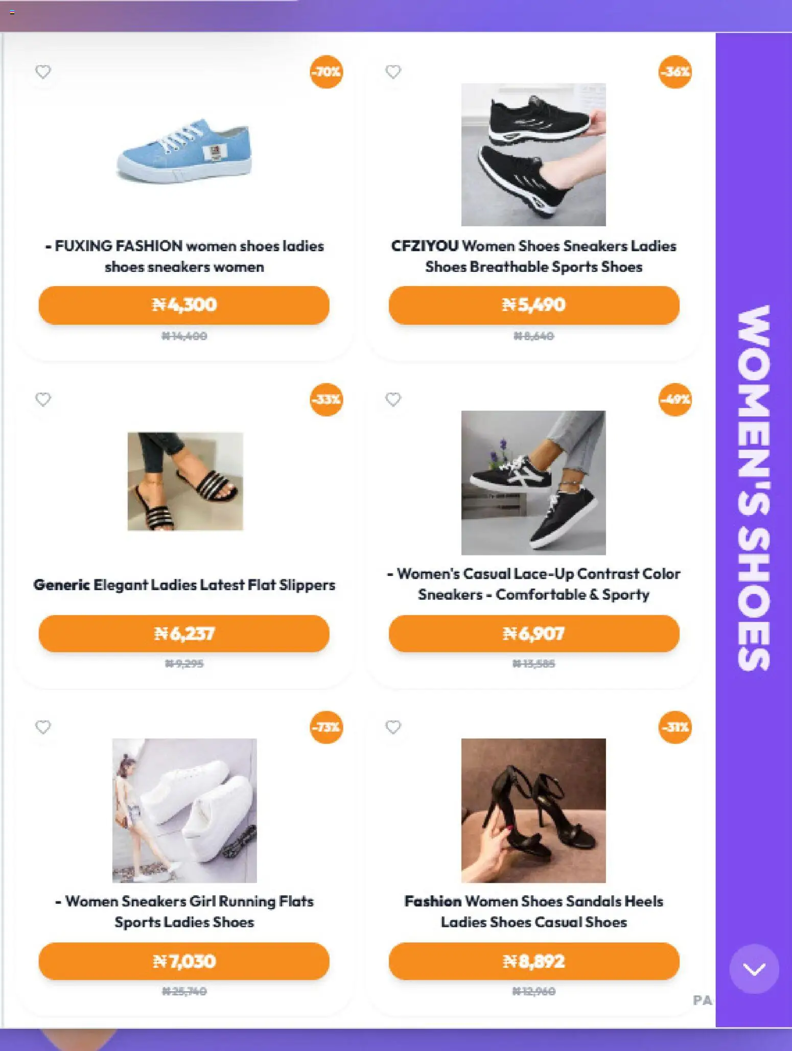Jumia Catalogue valid from 08/09/2026 | Page: 20 | Products: Sneakers, Sandals, Slippers