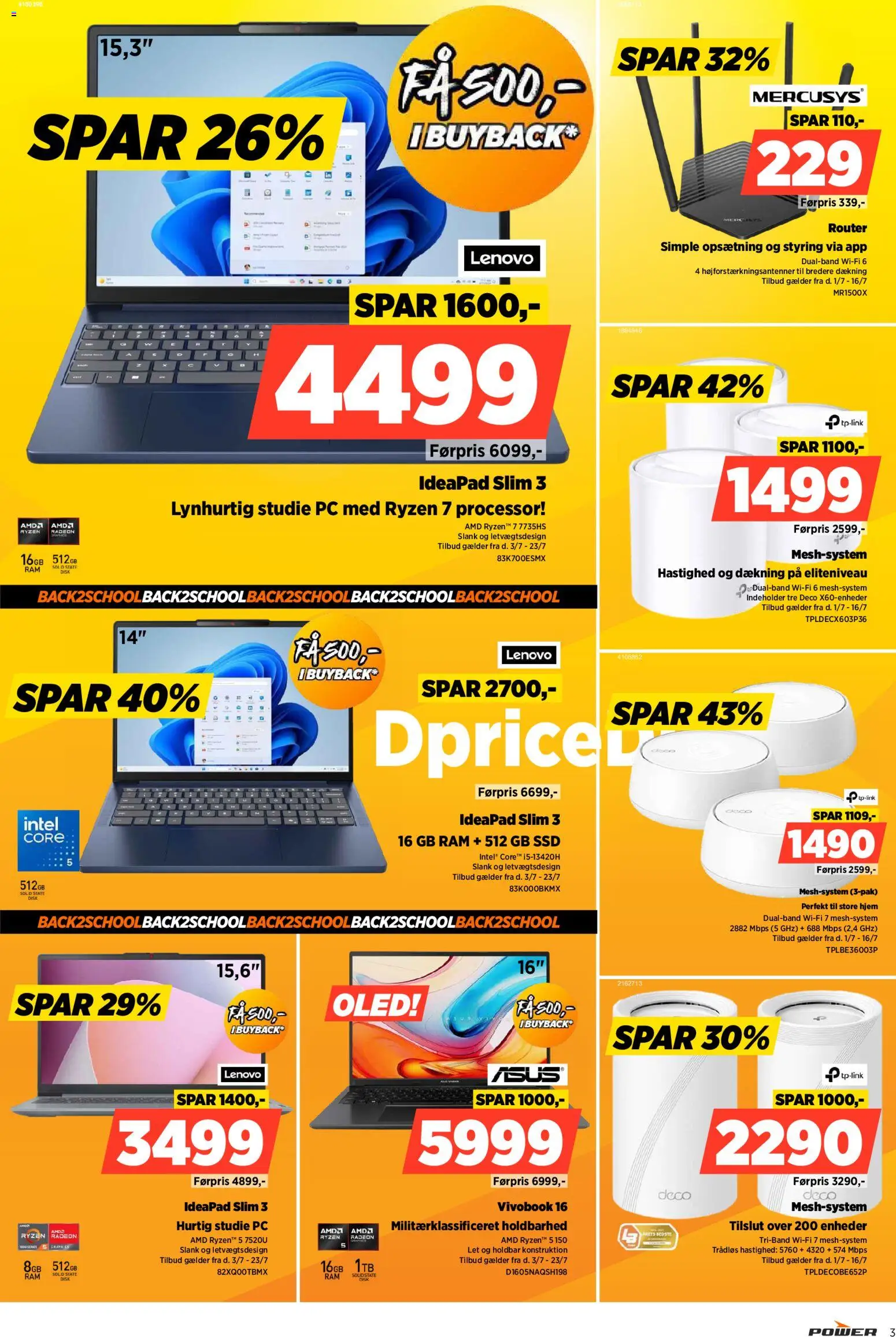 Power tilbudsavis – gyldig fra 03/07/2026 | Side: 3 | Produkter: Processor, Disk, PC, SSD