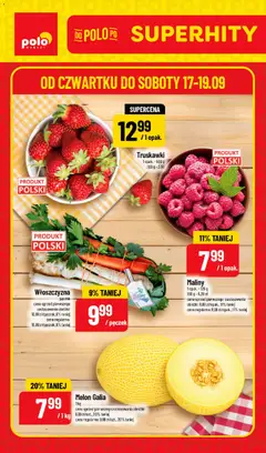 Pogląd oferty "POLOmarket gazetka - Super Hity" - ważna od 17.09.2026