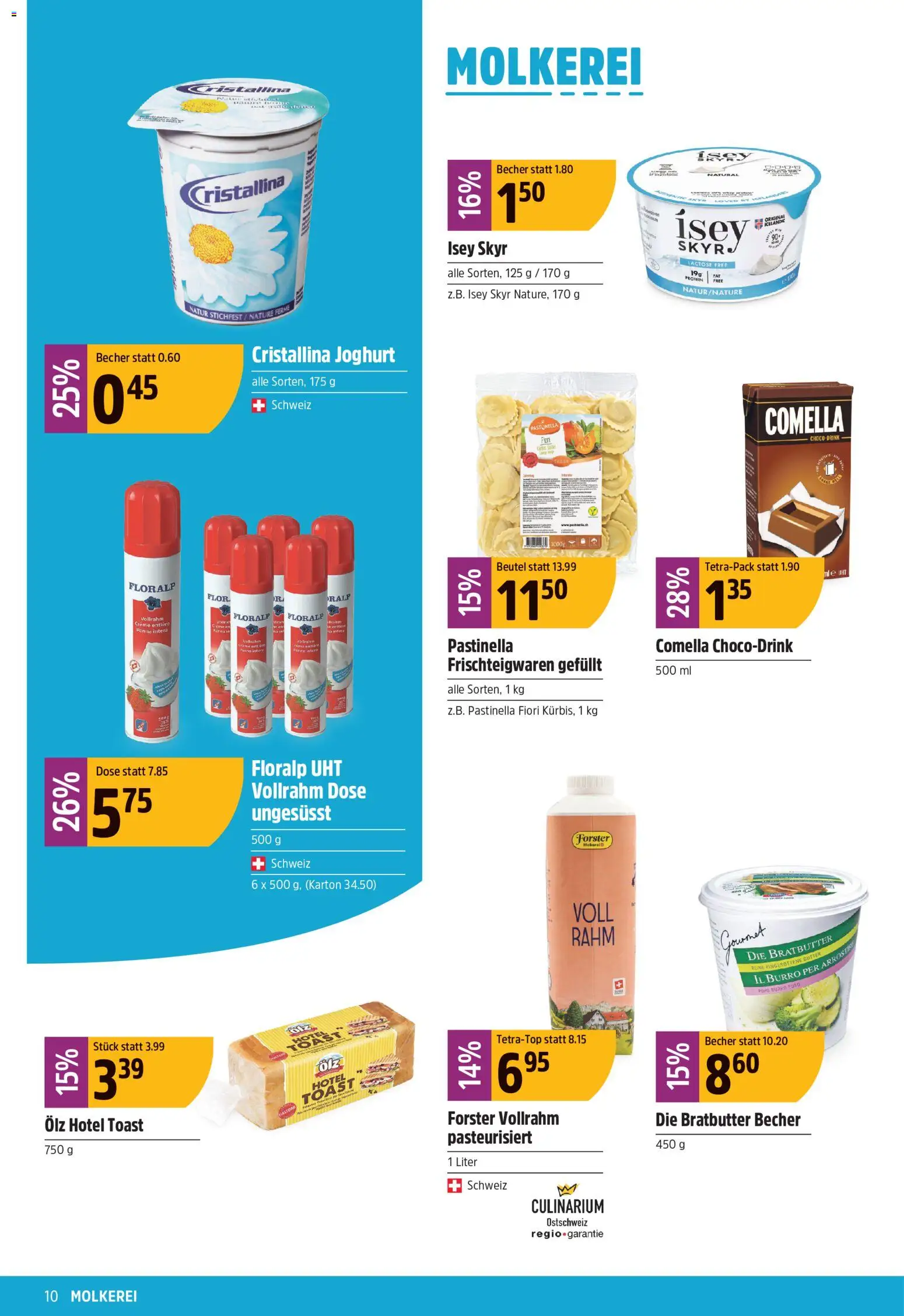 TopCC aktionen – gültig ab 07.09.2026 | Seite: 10 | Produkte: Butter, Joghurt