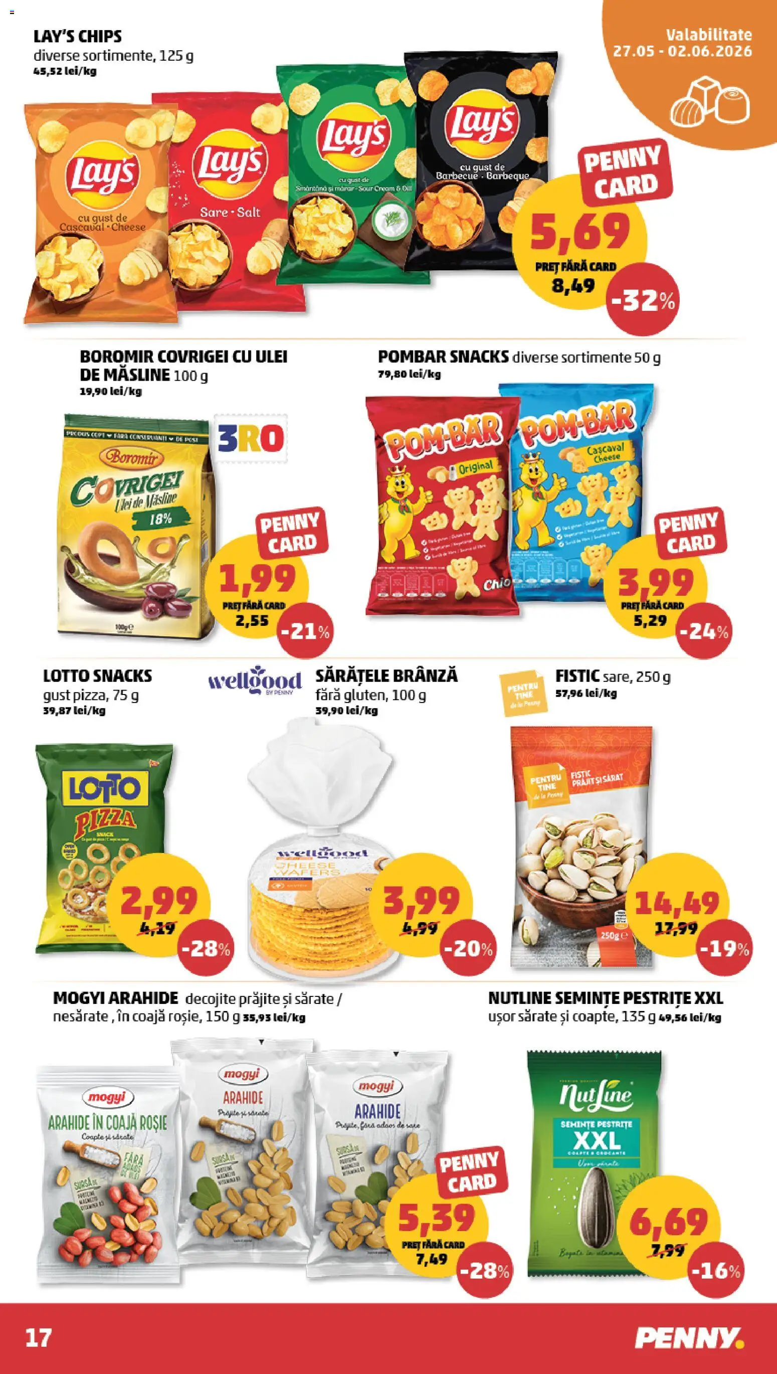 Noul catalog PENNY – valabil de la 27.05.2026 | Pagină: 17 | Produse: Mărar, Cașcaval, Semințe, Ulei