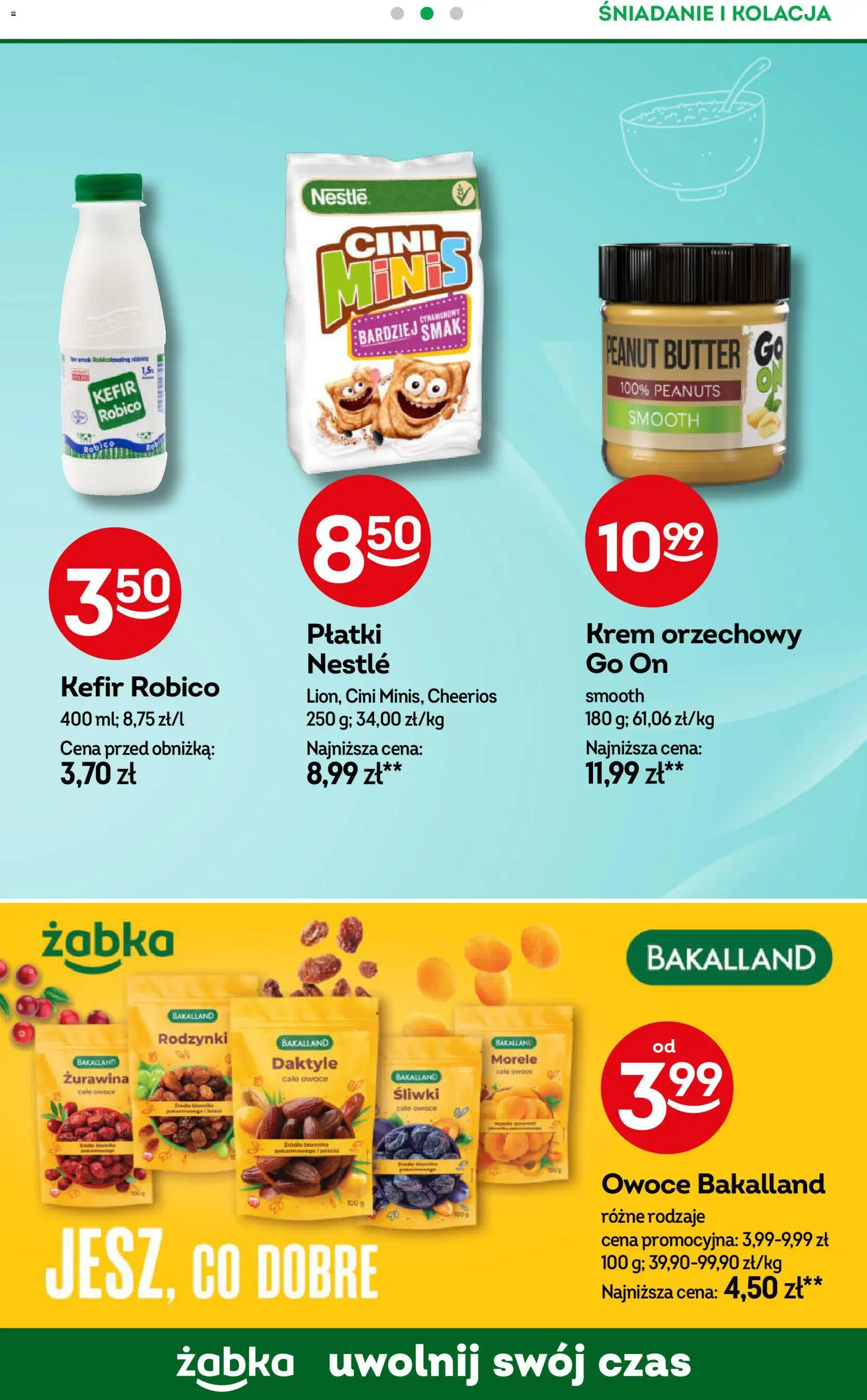 Żabka gazetka - Codzienne produkty od 15.07.2026 | Strona: 11 | Produkty: Morele, Śliwki, Żurawina, Owoce