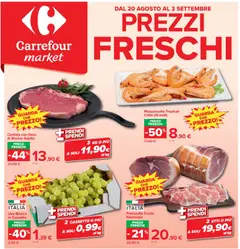 Anteprima del volantino Carrefour volantino Market valido a partire dal 20/08/2026