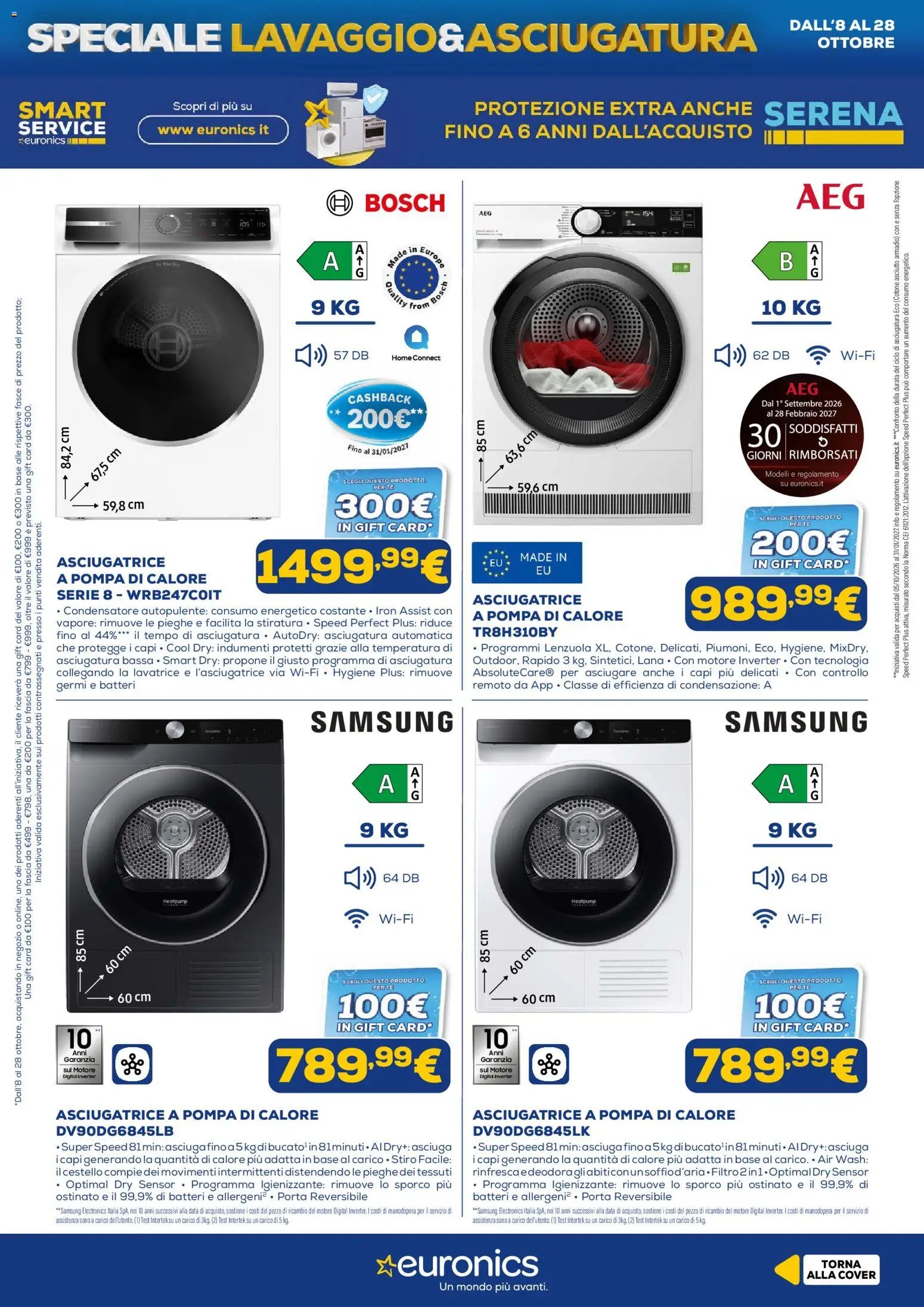 Volantino Euronics del 08/10/2026 | Pagina: 9