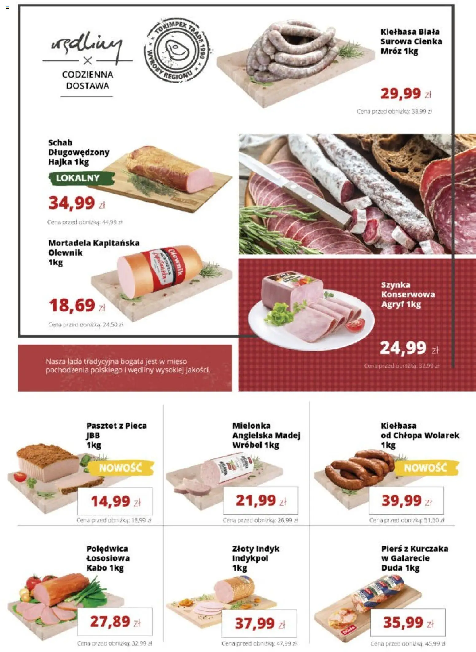 Torimpex gazetka od 19.10.2026 | Strona: 4 | Produkty: Indyk, Pasztet, Szynka, Wędliny