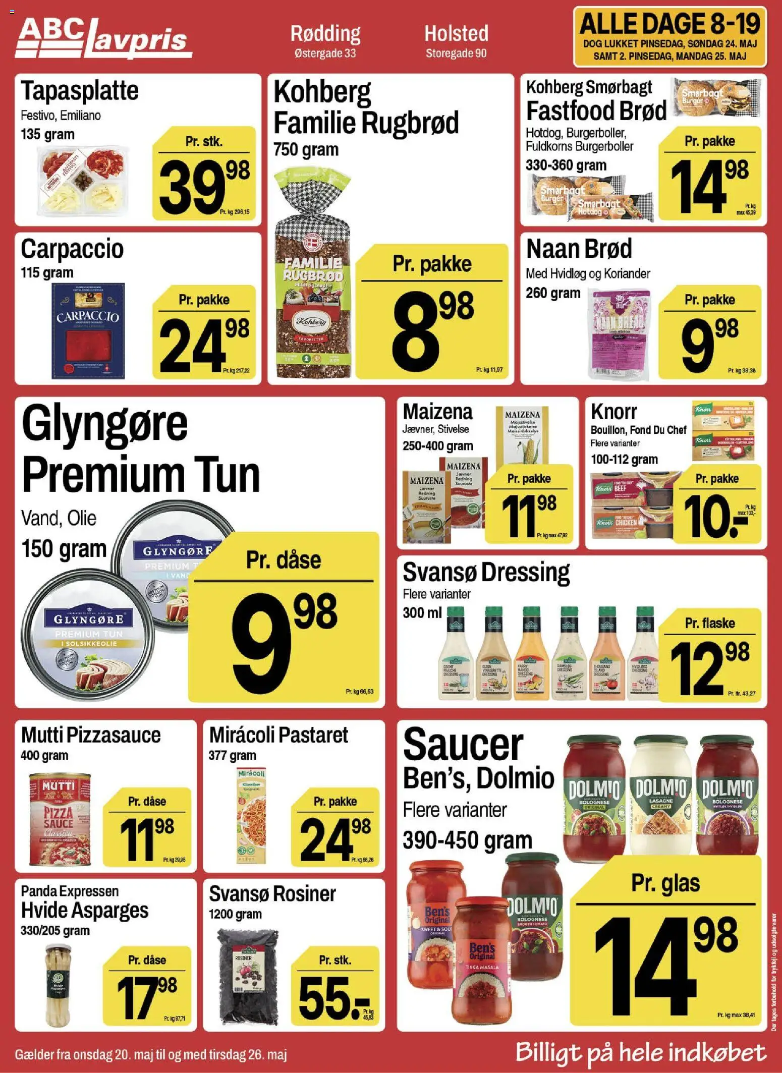 Abc Lavpris tilbudsavis – gyldig fra 20.05.2026 | Side: 10 | Produkter: Mango, Pizza, Touca, Hvidløg