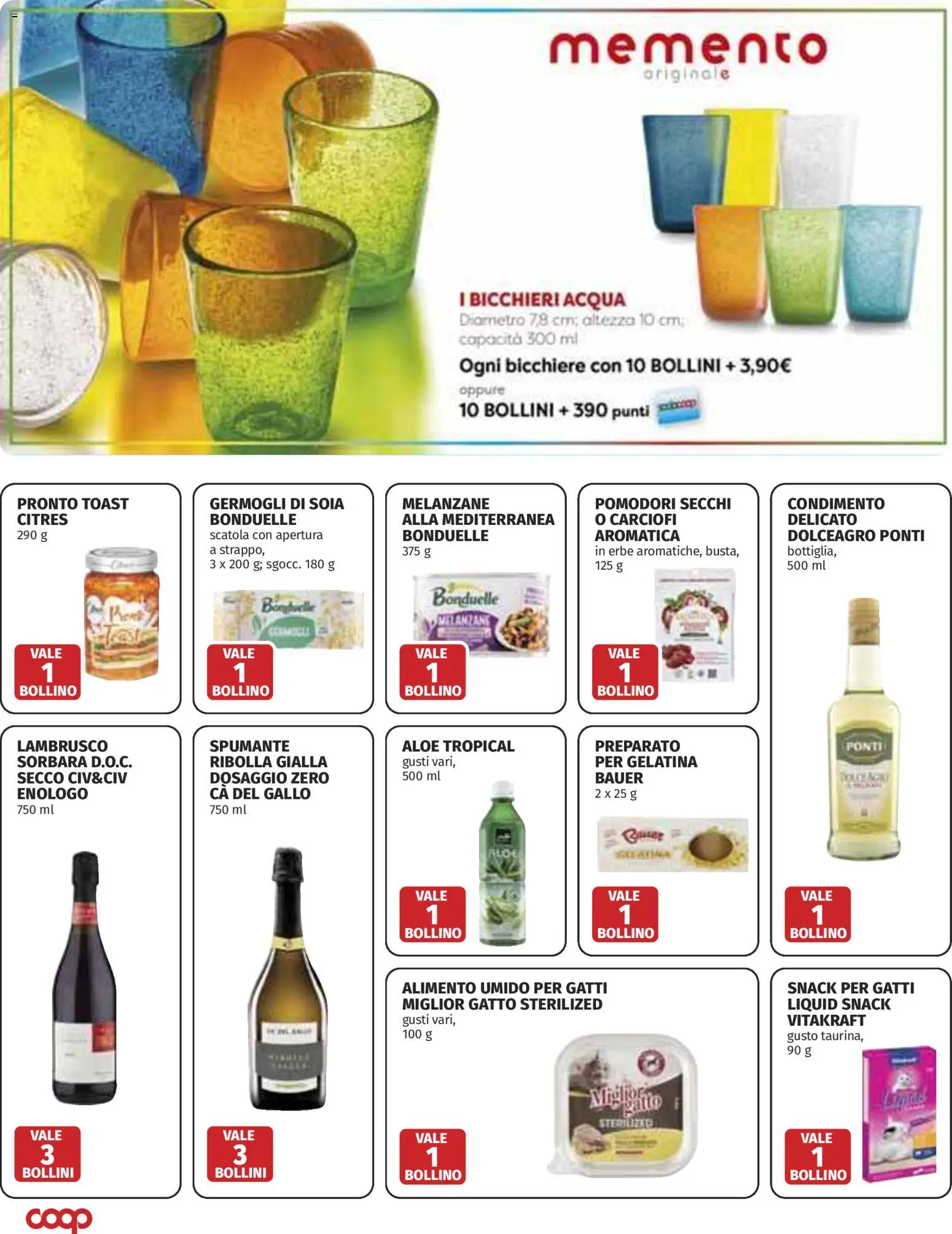 Volantino COOP del 11.06.2026 | Pagina: 22 | Prodotti: Acqua, Carciofi, Spumante, Melanzane