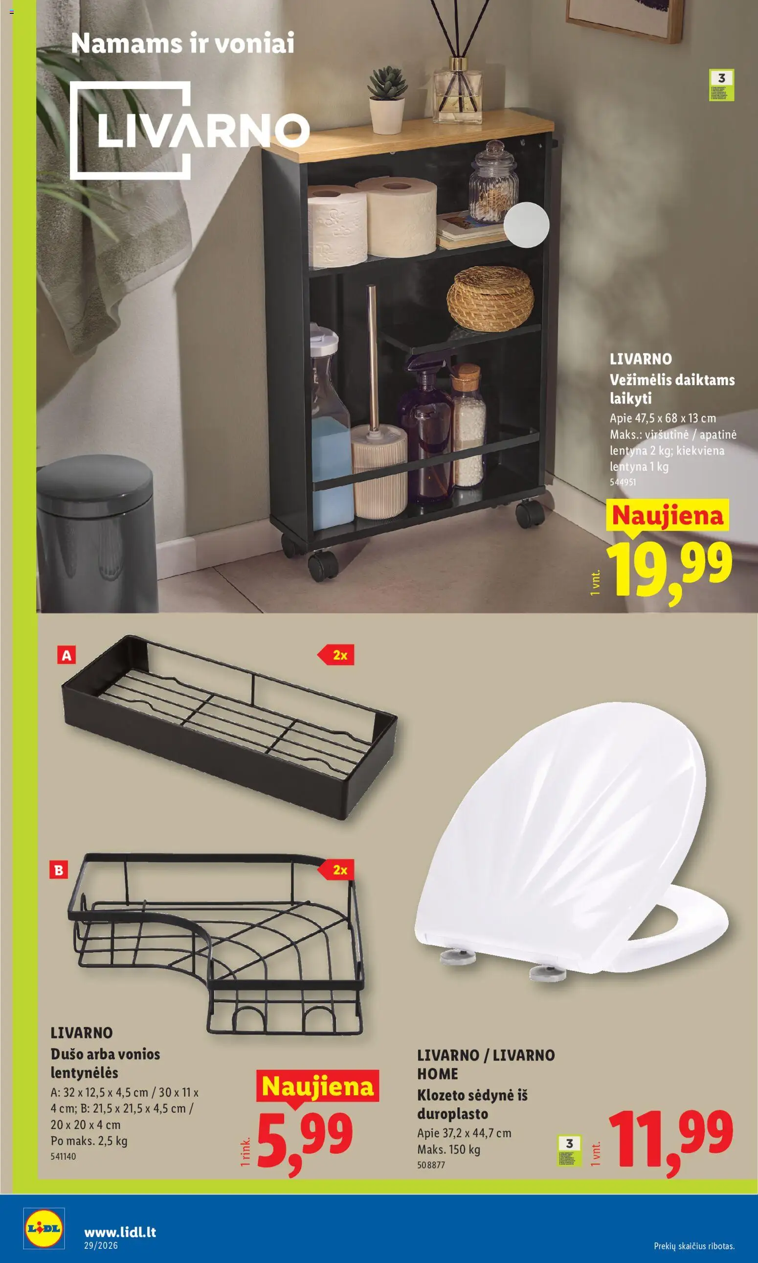 LIDL akcijos nuo 2026.07.13 | Puslapis: 4 | Prekių: Lentyna