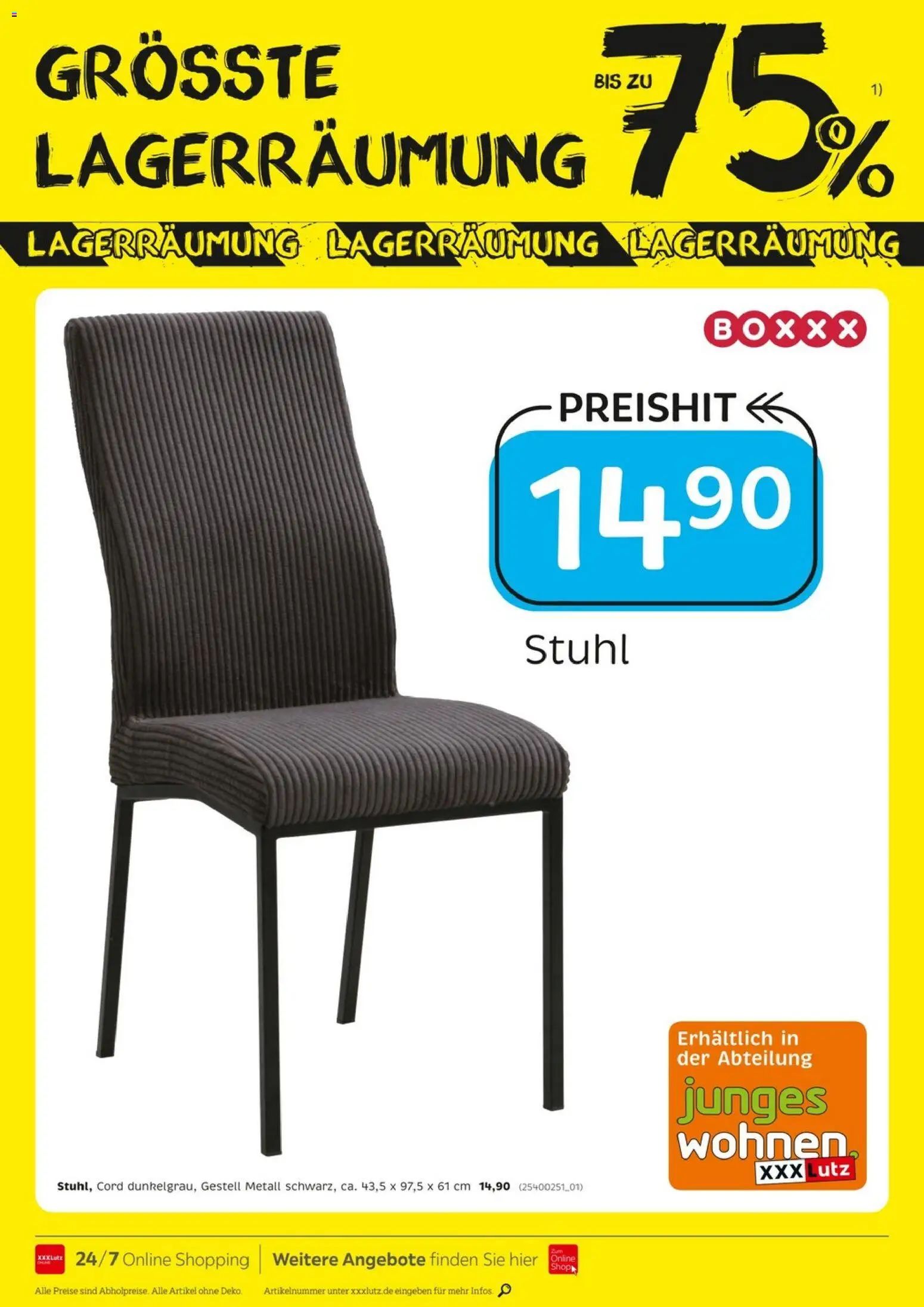 XXXLutz Prospekt 	 – gültig ab 18.04.2026 | Seite: 6 | Produkte: Stuhl