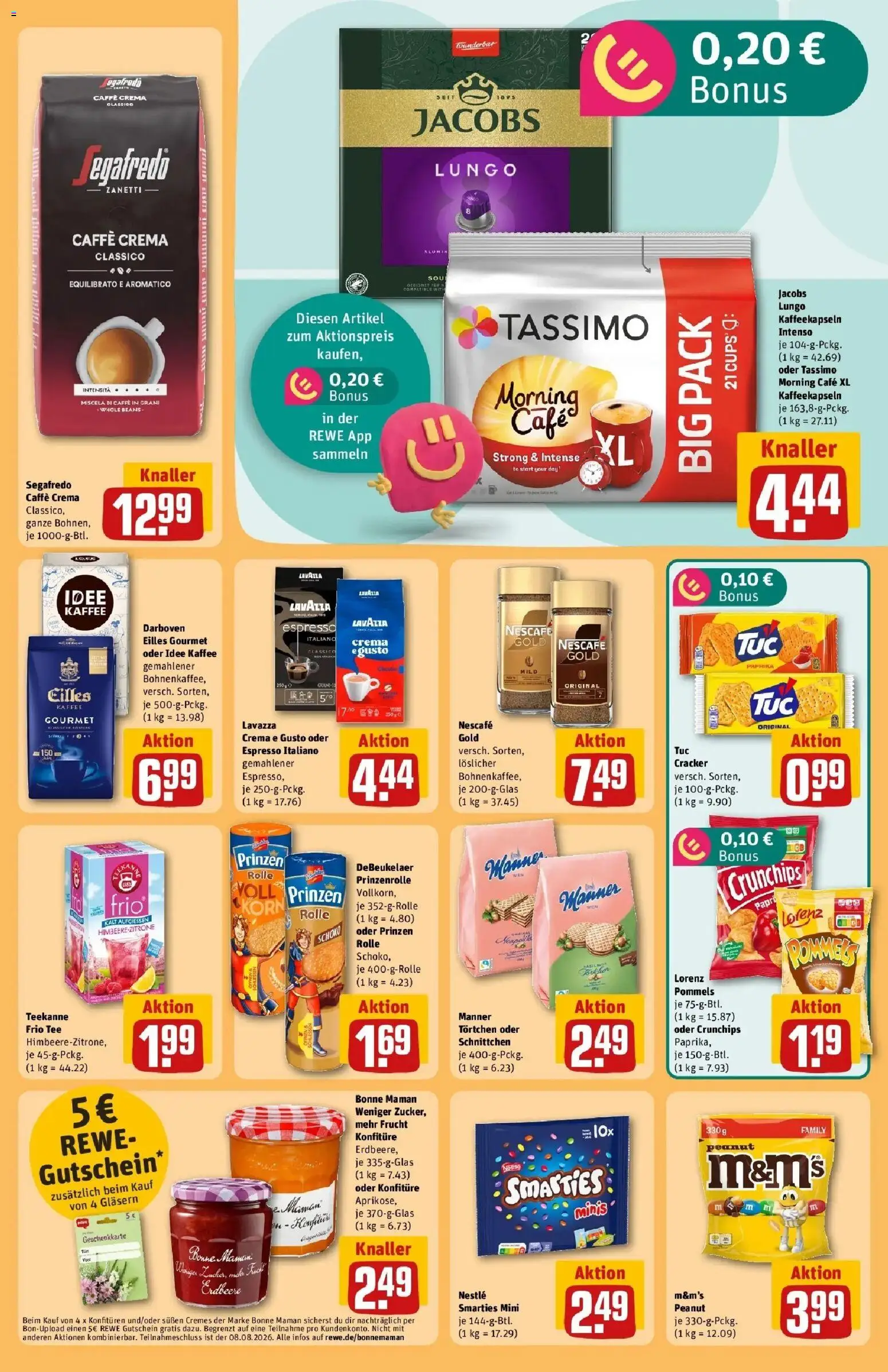 REWE Prospekt ab 03.08.2026 zum Blättern » Angebote | Seite: 23 | Produkte: Lavazza, Nescafe, Idee kaffee, Kaffee