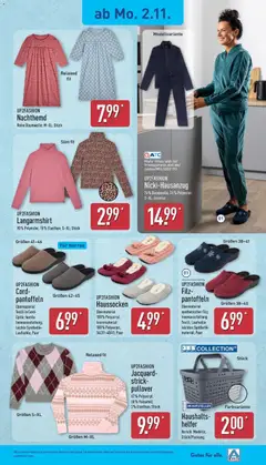 UP2FASHION Jacquard-strick-pullover, 67% Polyacryl, 30% Polyamid, 3% Elasthan; Stück ab 02.11.2026 gültig | Seite: 18 | Produkte: Shirt, Up2fashion, Langarmshirt, Pullover