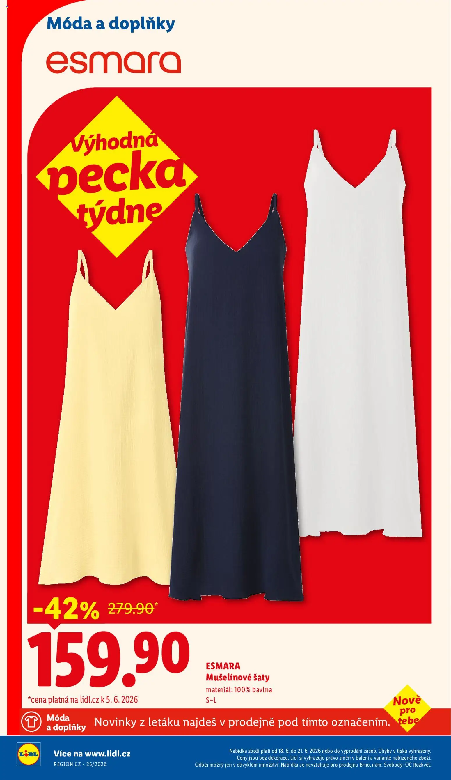 Lidl leták od 18.06.2026 | Strana: 6 | Produkty: Šaty