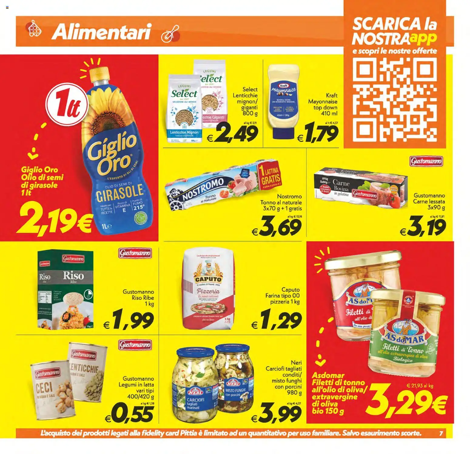 Volantino SuperConveniente del 22/09/2026 | Pagina: 7 | Prodotti: Olio di semi, Riso, Top, Funghi