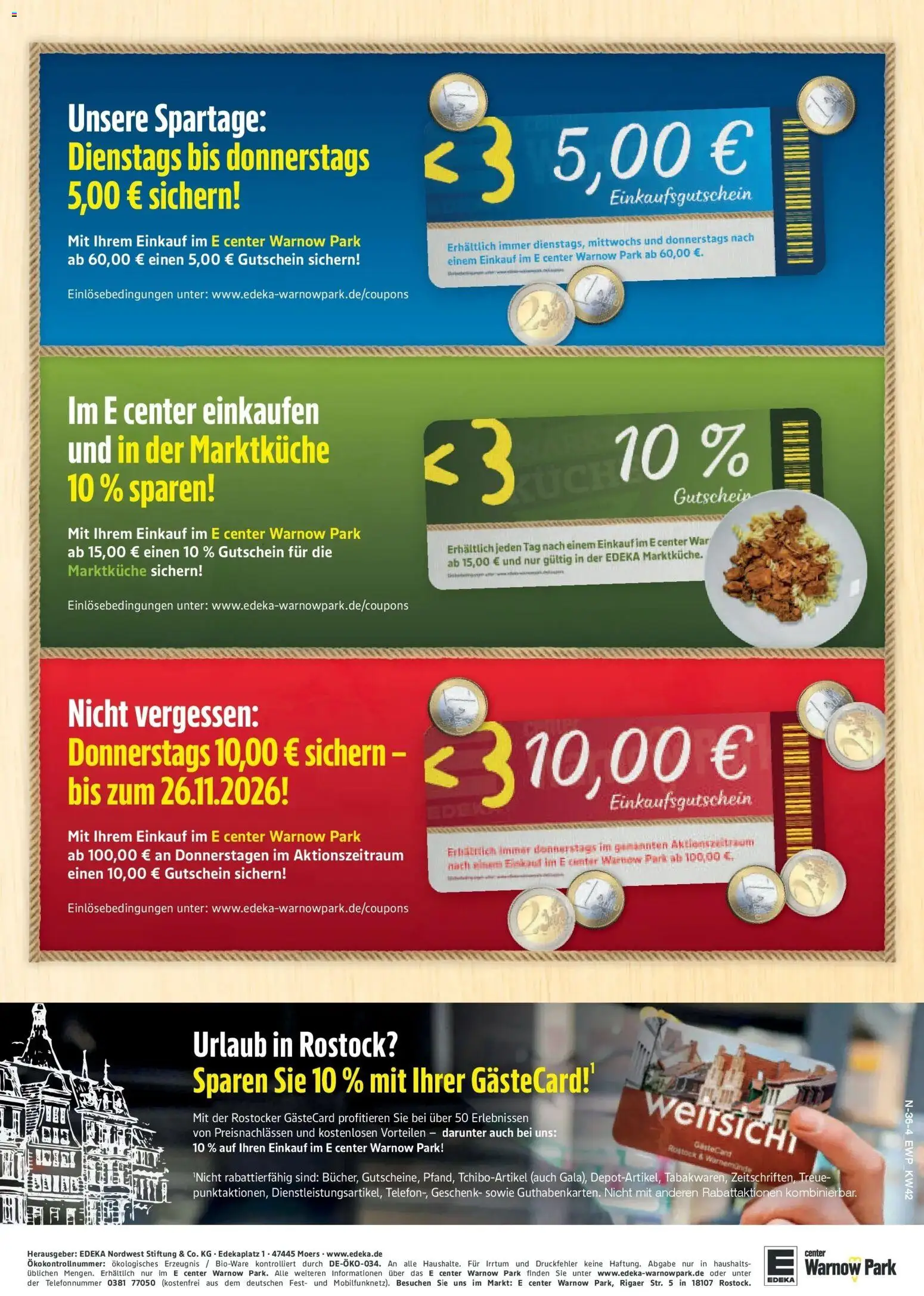 Edeka Prospekt Rostock (ab 12.10.2026) » Angebote Online | Seite: 36